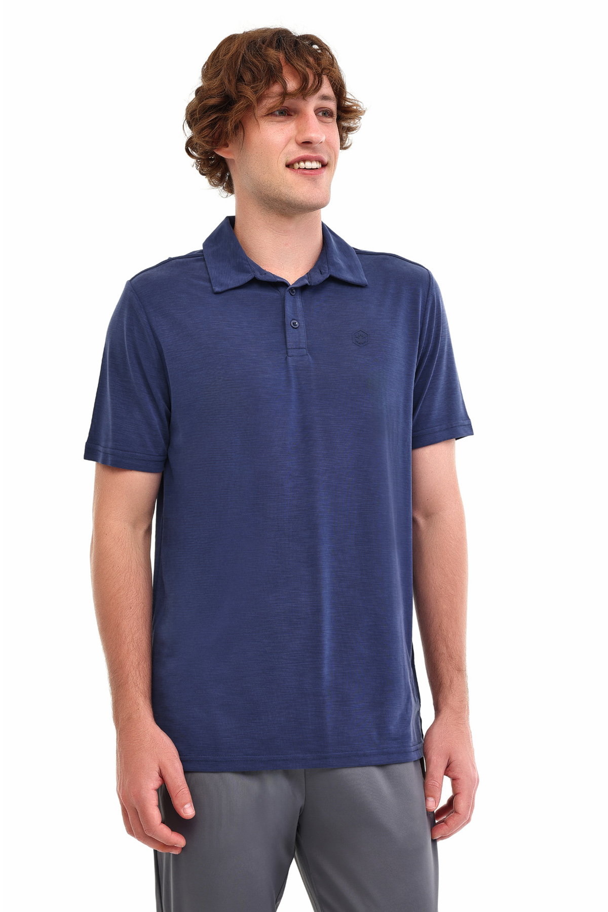 LumberjackML JASPER 12URB1049 5FX İndigo Erkek Kısa Kol T-Shirt