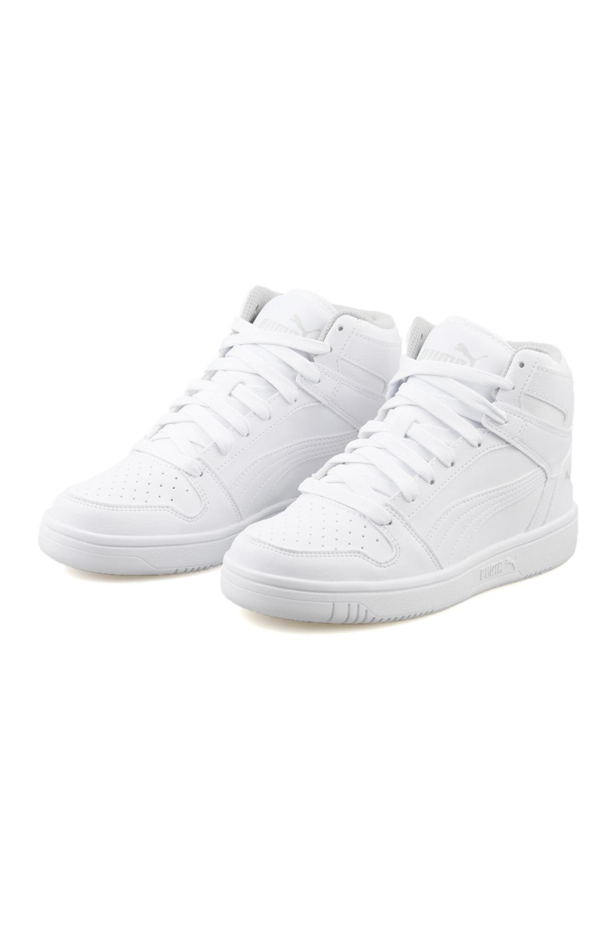 370486 Rebound Layup SL Jr Spor Ayakkabı Beyaz - Görsel 4