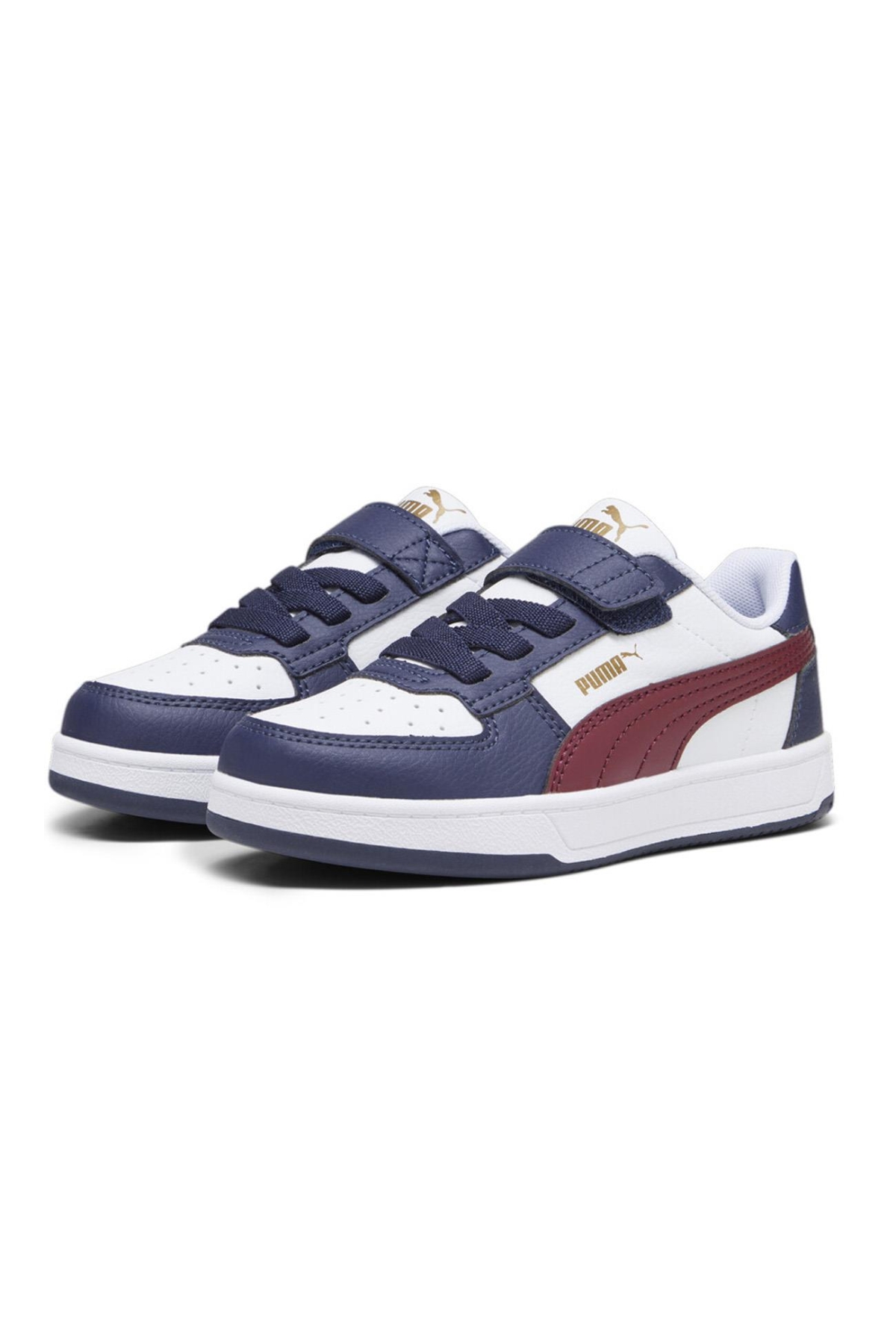 393839 Caven 2.0 Ac+Ps Spor Ayakkabı Beyaz-Bordo - Görsel 4