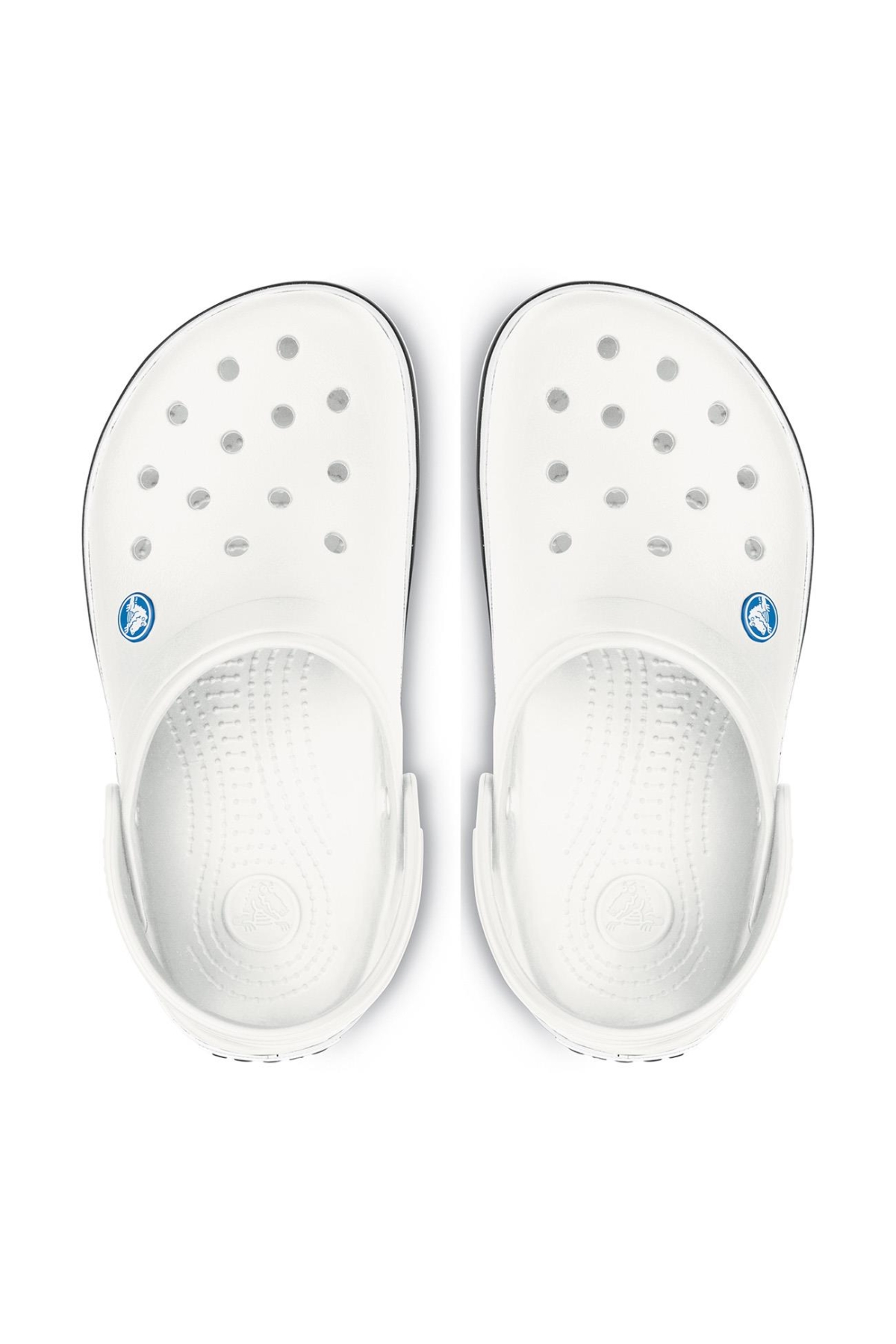 11016 Crocband Beyaz Kadın Terlik - Görsel 5