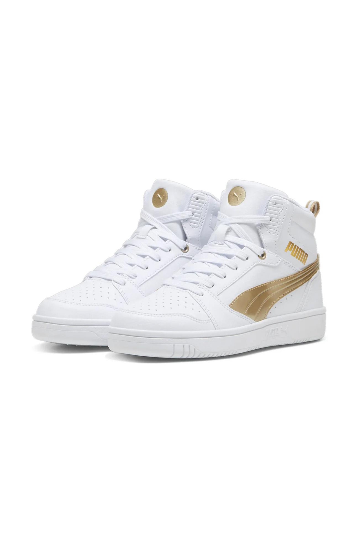 397474 Rebound v6 Metallic Dream Spor Ayakkabı Beyaz - Görsel 4