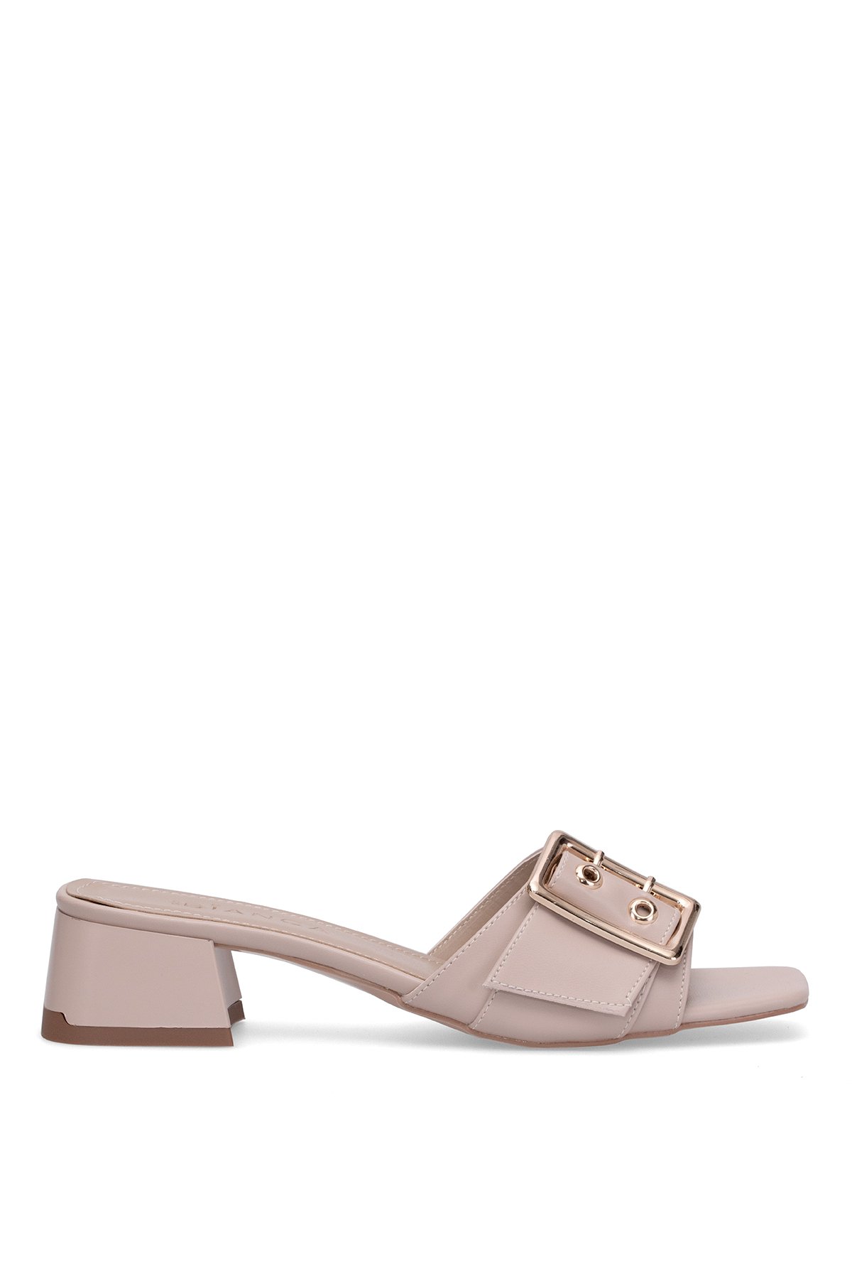 Elit ERK01C Kadın Topuklu Terlik Ten - Görsel 2