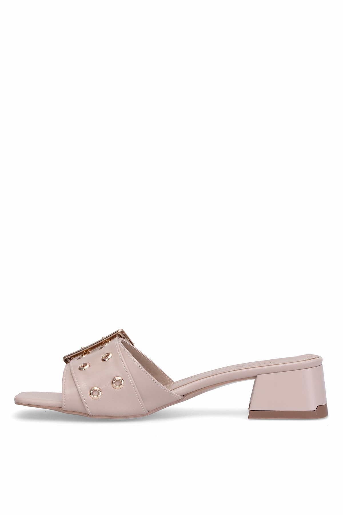 Elit ERK01C Kadın Topuklu Terlik Ten - Görsel 4