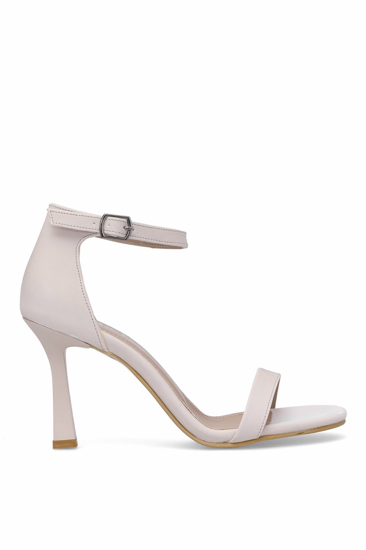 Elit MST1253V Kadın Klasik Topuklu ayakkabı Ten - Görsel 2