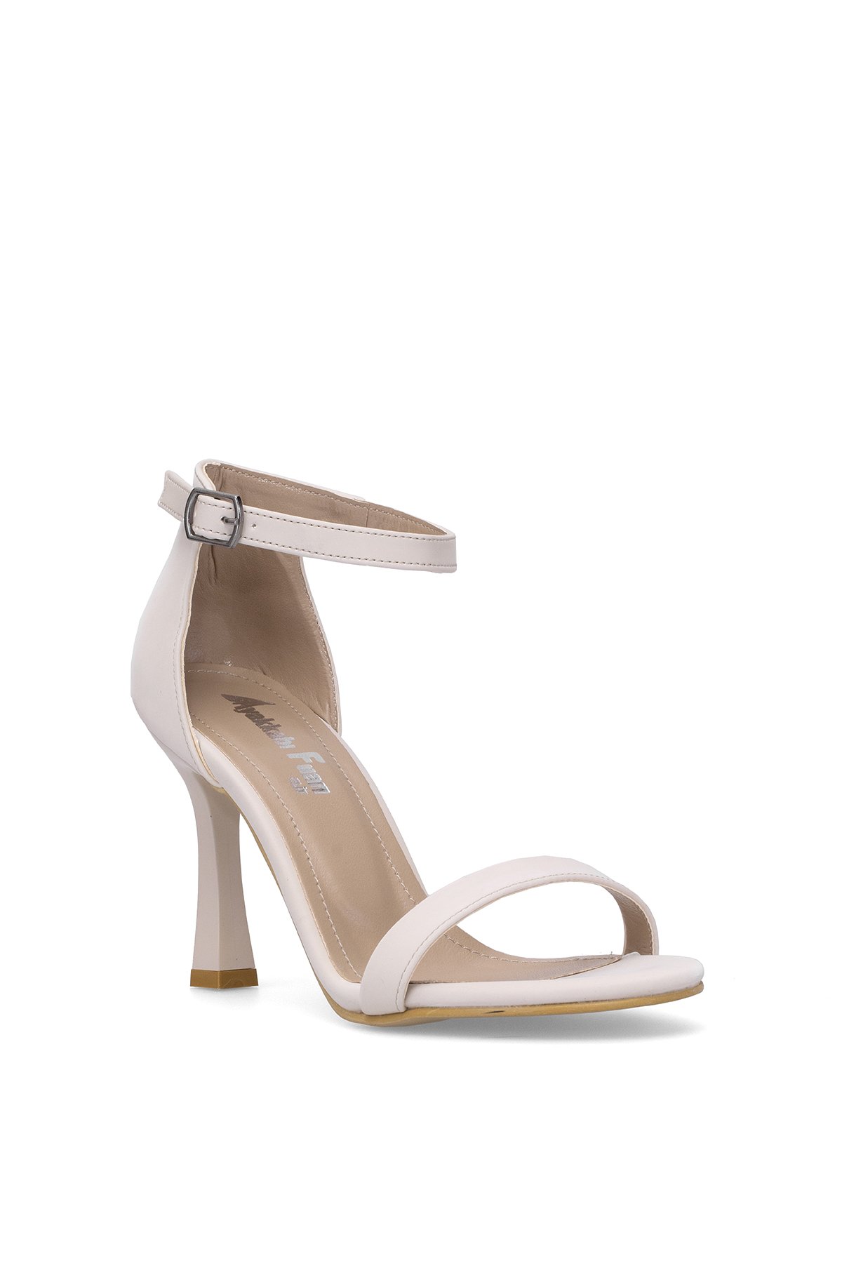 Elit MST1253V Kadın Klasik Topuklu ayakkabı Ten - Görsel 3