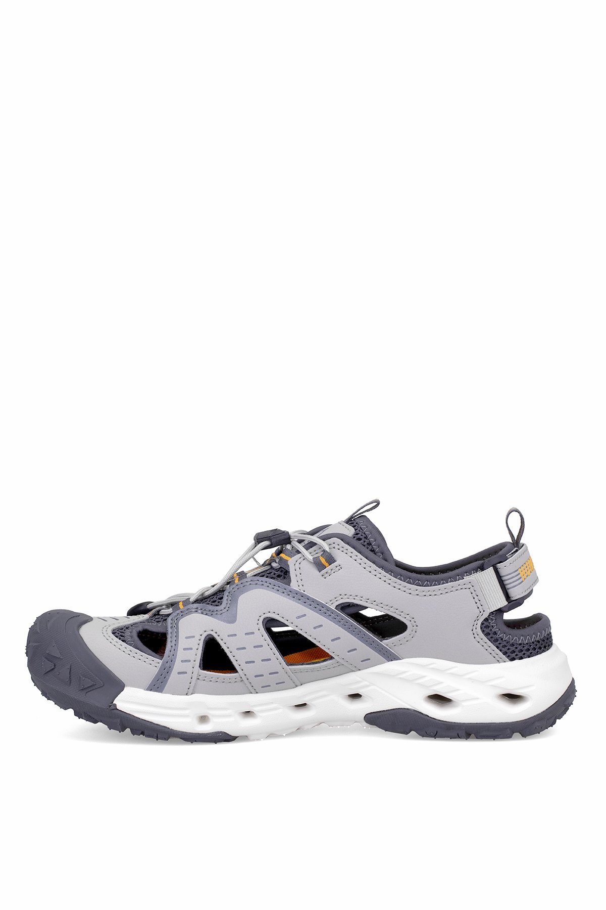 152-19720 650221A Erkek Düz Sandalet Füme - Görsel 4