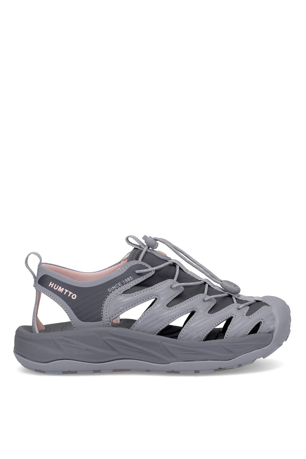 152-19241 730508 Kadın Düz Sandalet Gri - Görsel 2