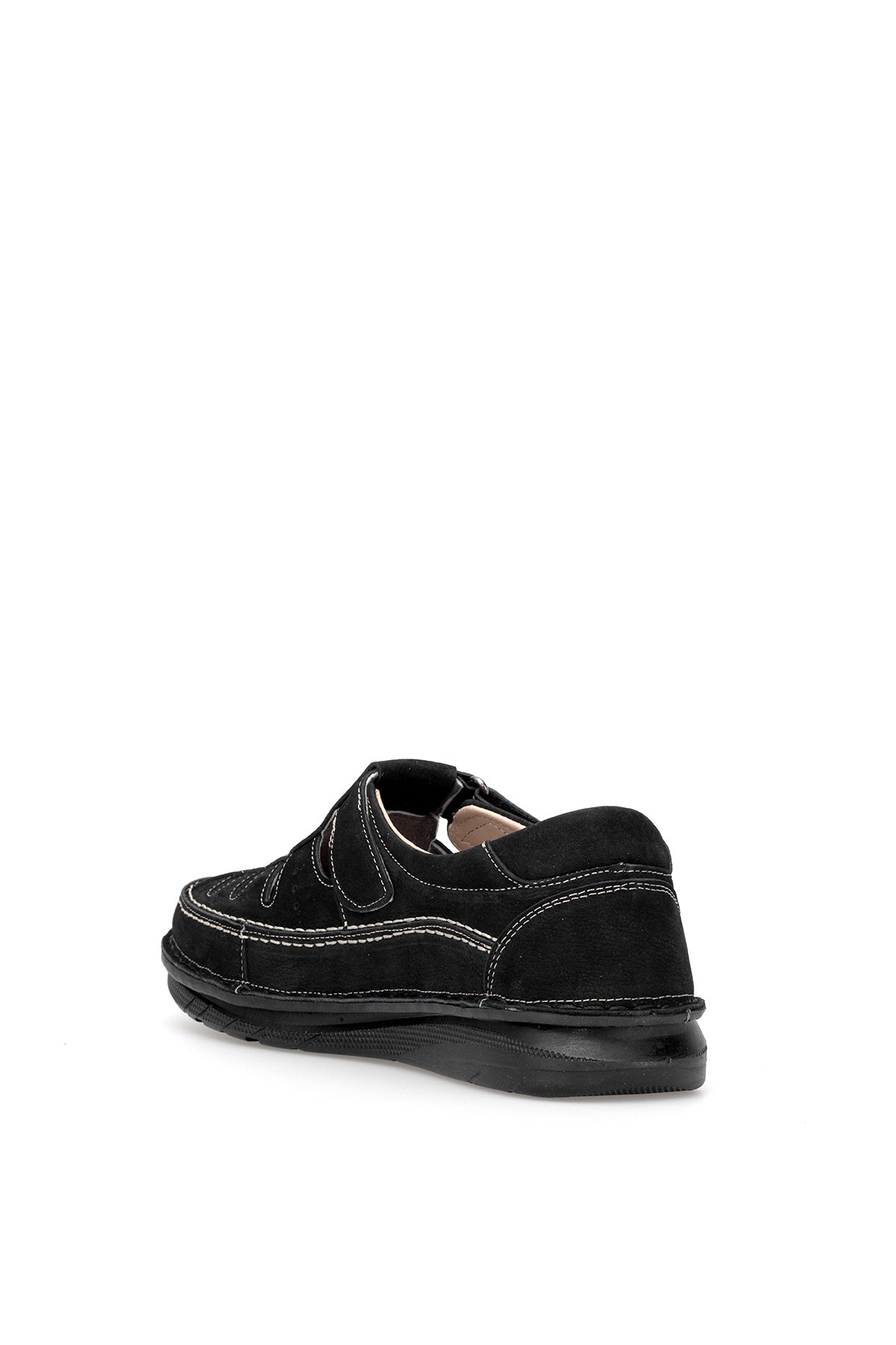 Elit ERLSN2623N Erkek Hakiki Deri Ortopedik Casual Ayakkabı Siyah - Görsel 5