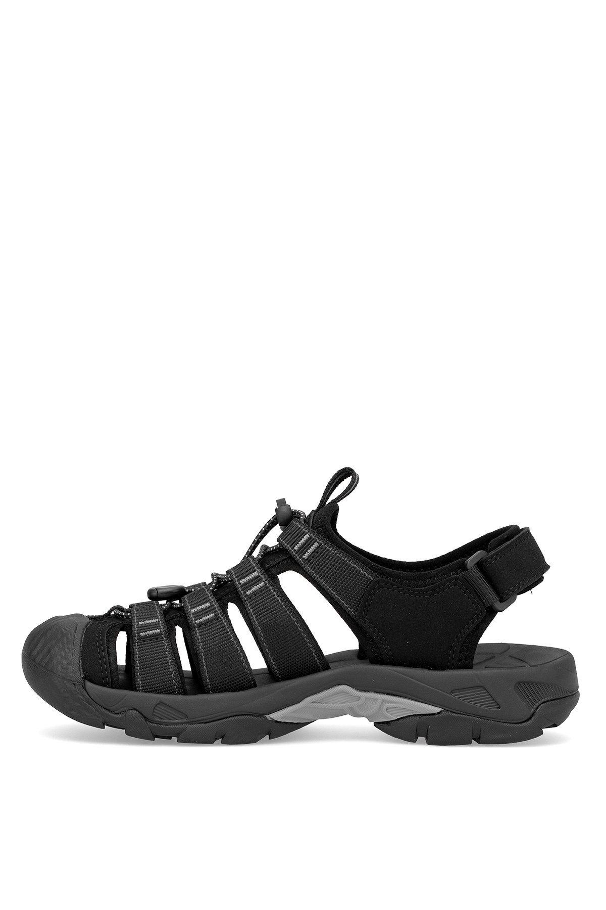 152-19285 710445A Erkek Outdoor Sandalet Siyah - Görsel 4