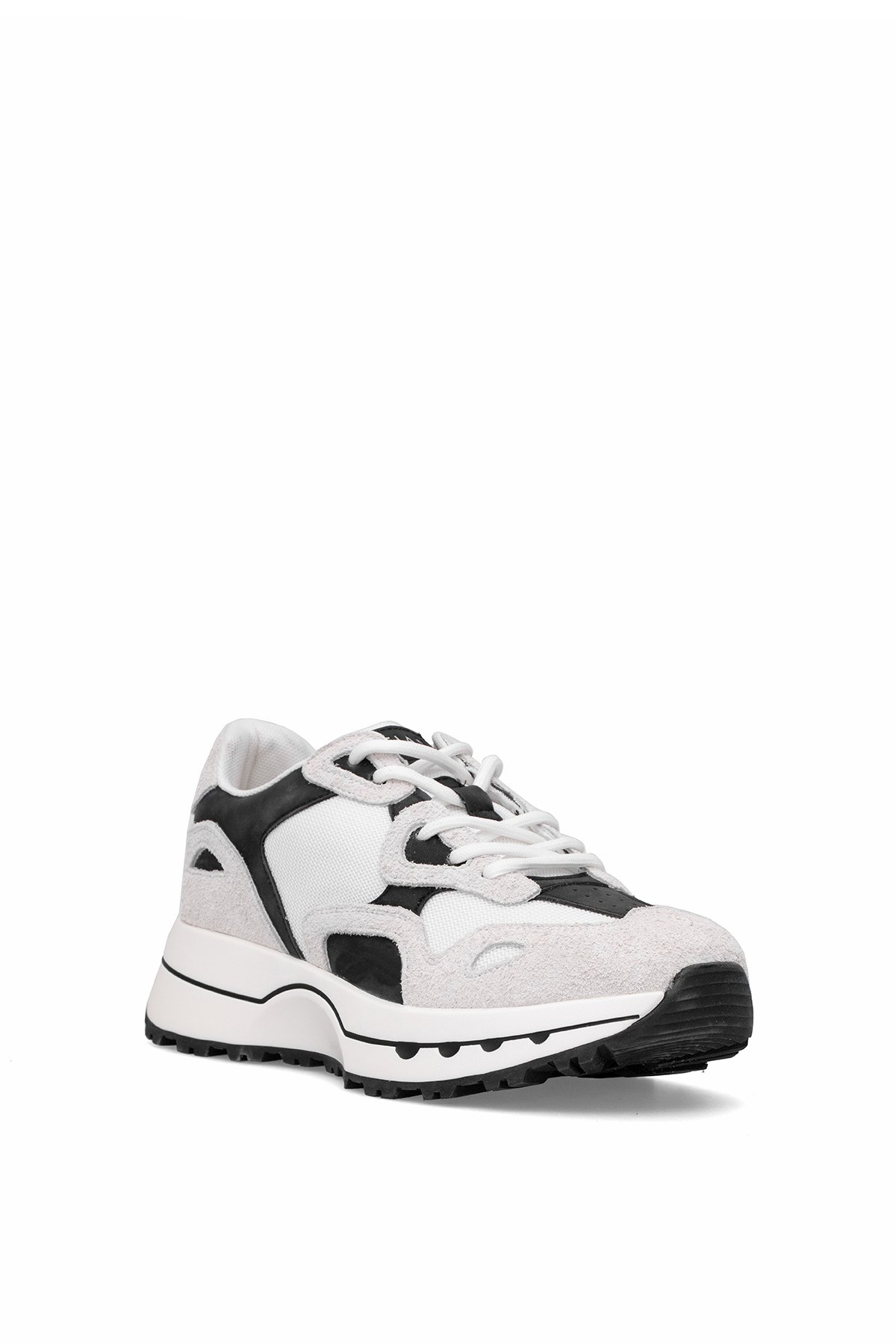 112230268 Graham Erkek Hakiki Deri Klasik Sneaker Taş - Görsel 3