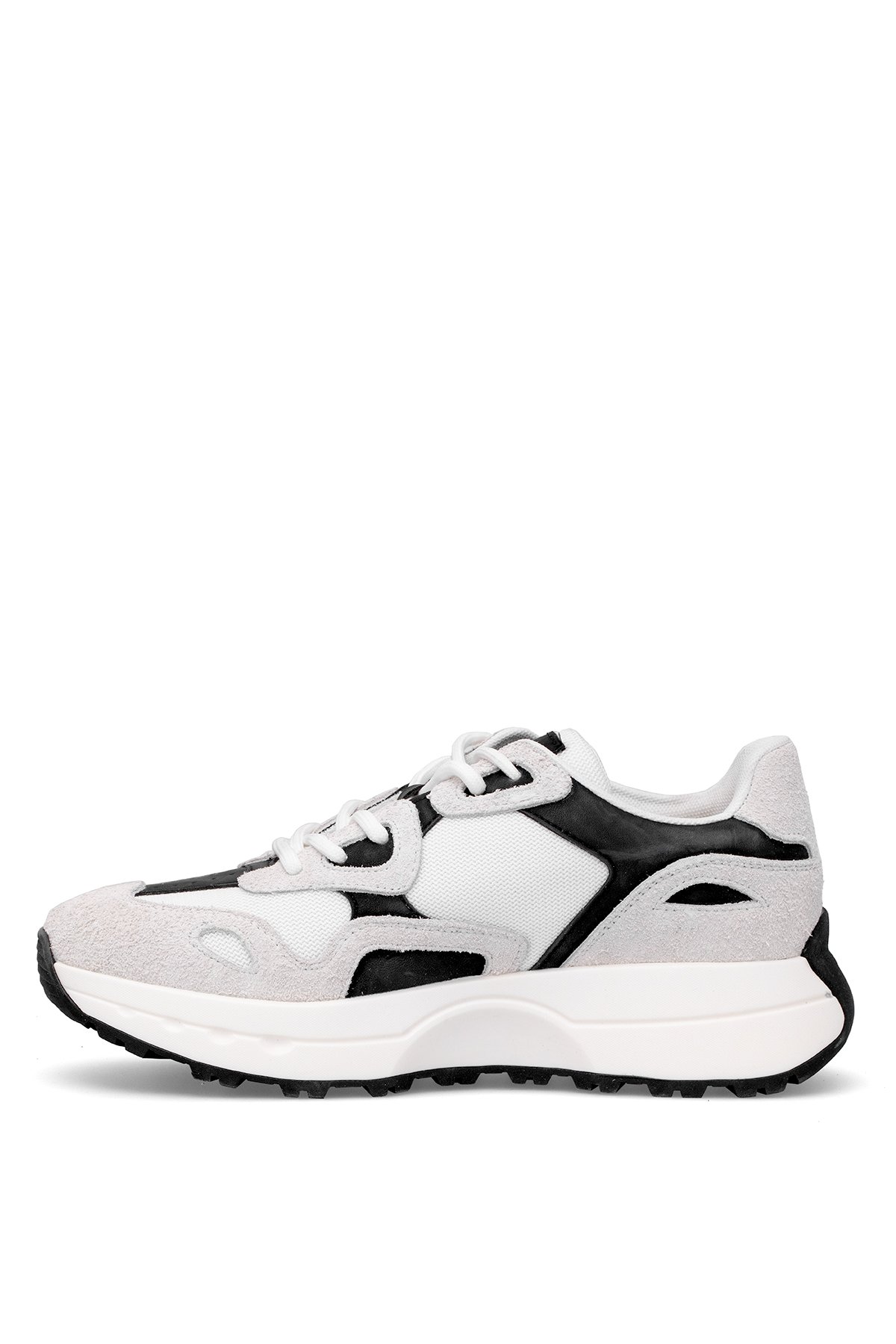 112230268 Graham Erkek Hakiki Deri Klasik Sneaker Taş - Görsel 4