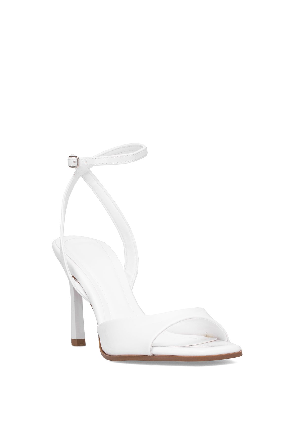 Elit BTSS02 Kadın Klasik Topuklu Ayakkabı Beyaz - Görsel 3