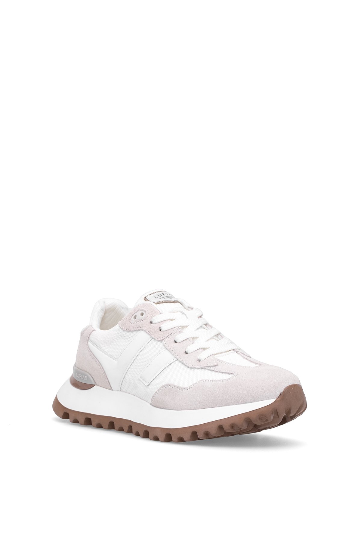 111230264 Arthur Erkek Hakiki Deri Klasik Sneaker Taş - Görsel 3