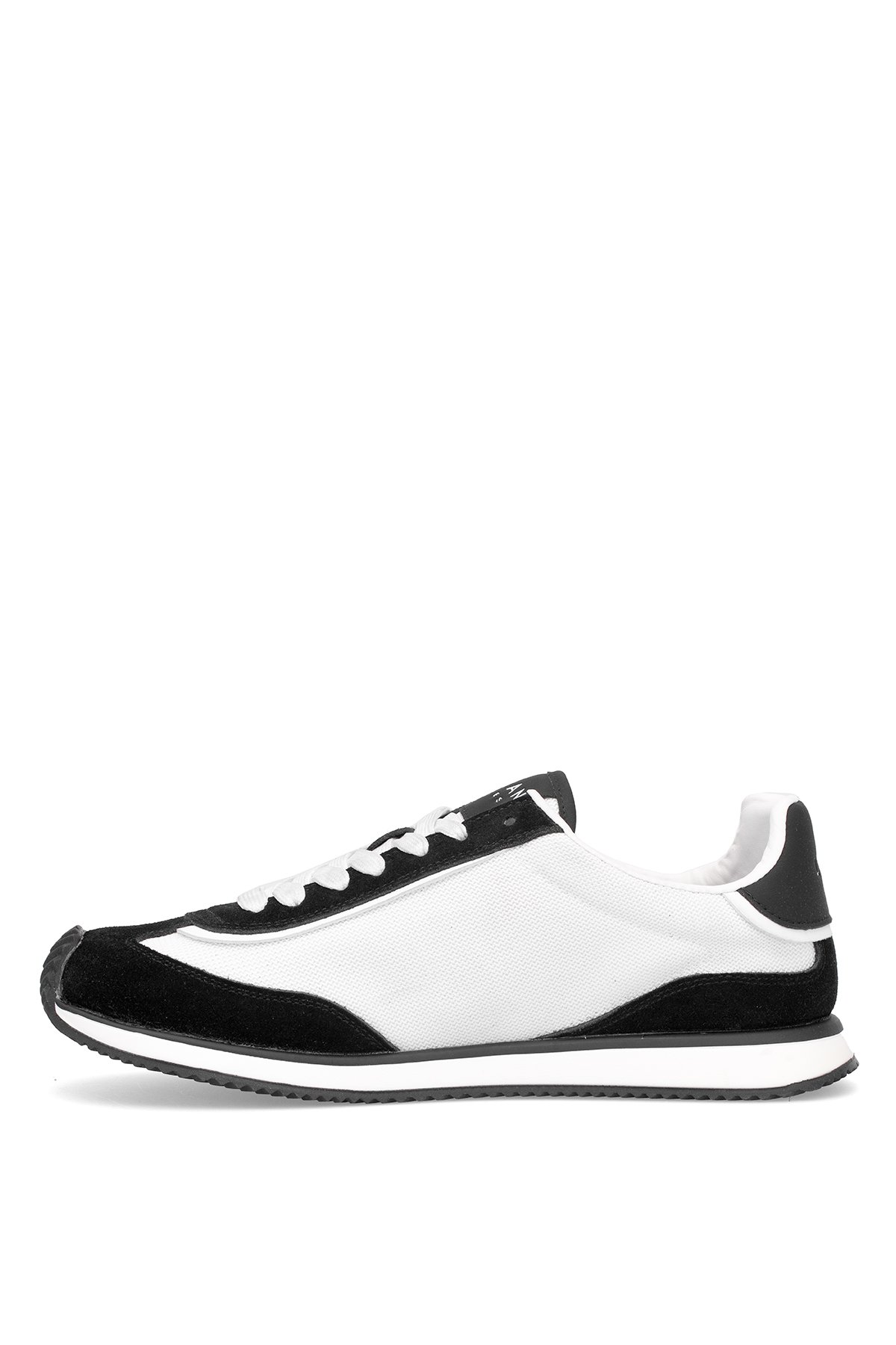 112230276 Gaban Erkek Hakiki Deri Klasik Sneaker Siyah - Görsel 4