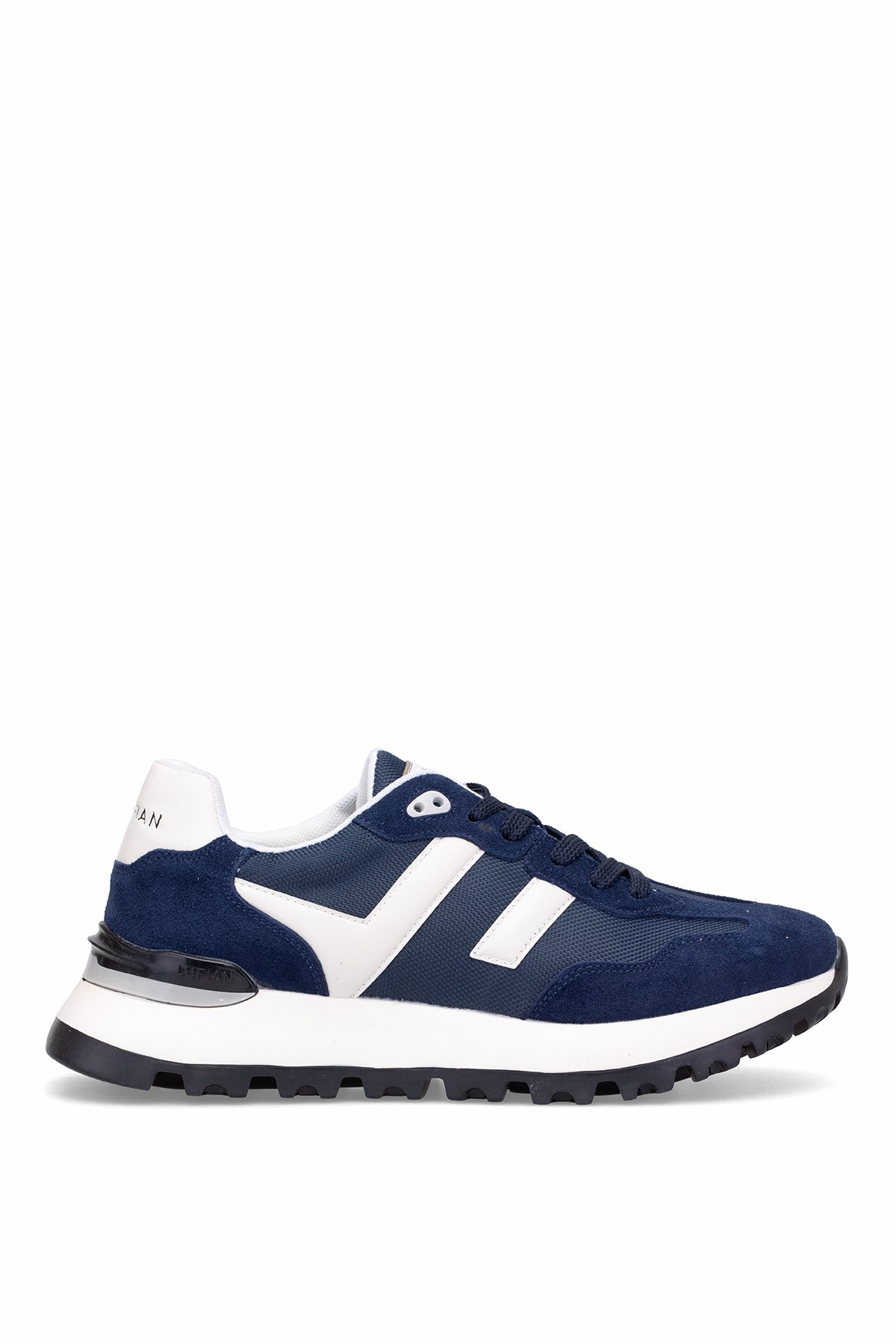 111230264 Arthur Erkek Hakiki Deri Klasik Sneaker Lacivert - Görsel 2