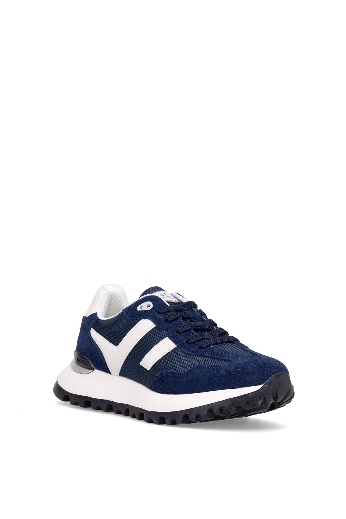 111230264 Arthur Erkek Hakiki Deri Klasik Sneaker Lacivert - Görsel 3