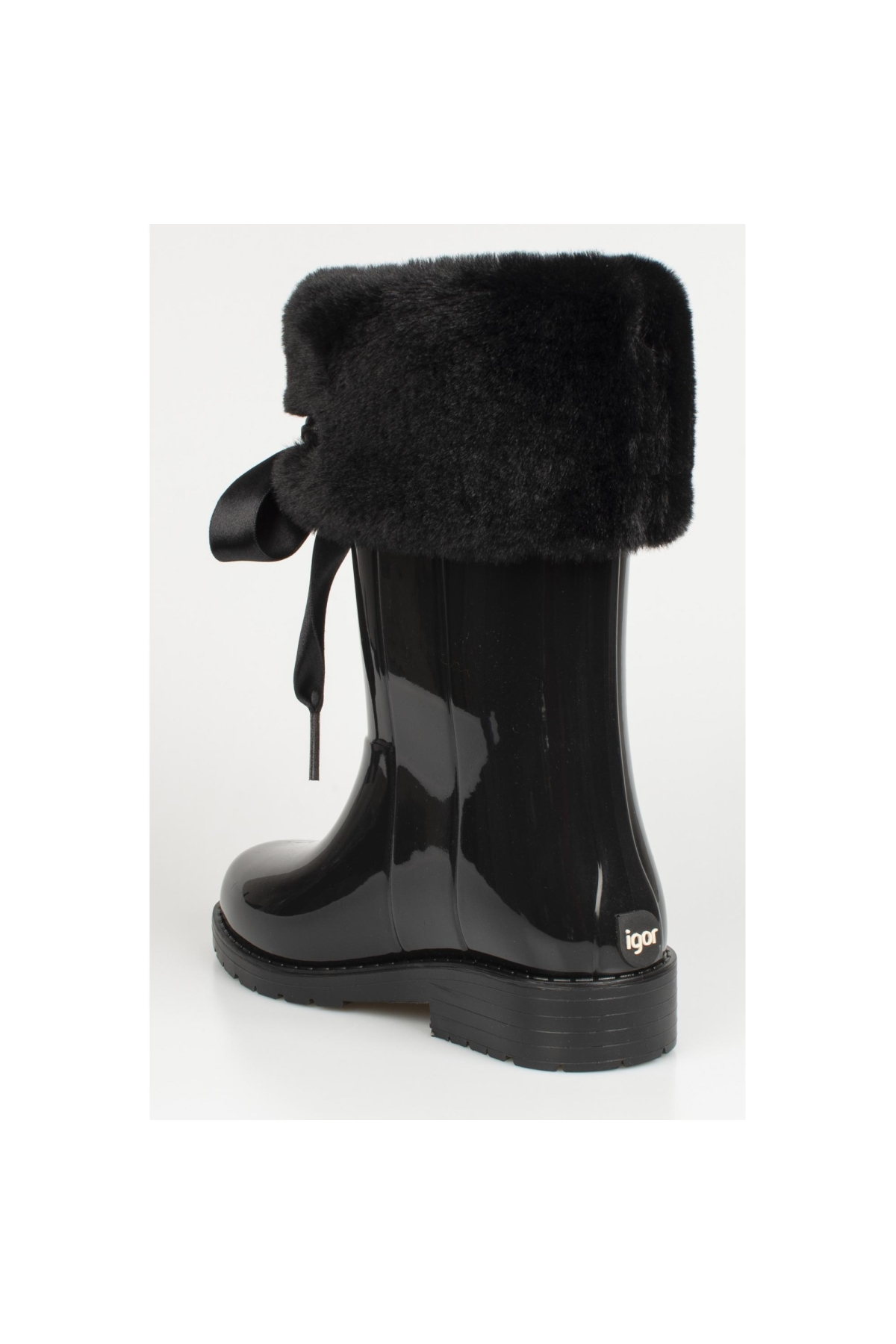 W10239 K Campera Charol Soft Yağmur Siyah Çocuk Çizme - Görsel 5