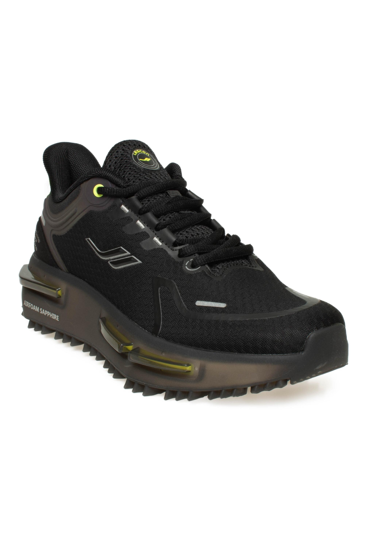 Sapphire 4 Airfoam Siyah Unisex Spor Ayakkabı - Görsel 2