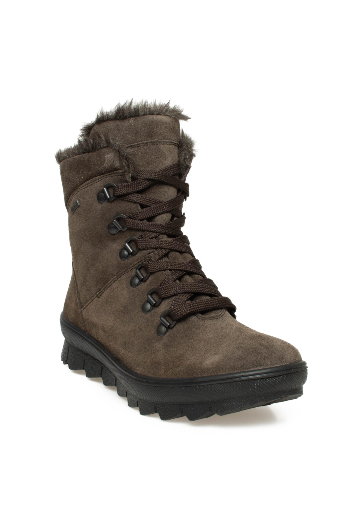 000503 Z Novara Gore-Tex Deri Antrasit Kadın Bot - Görsel 2