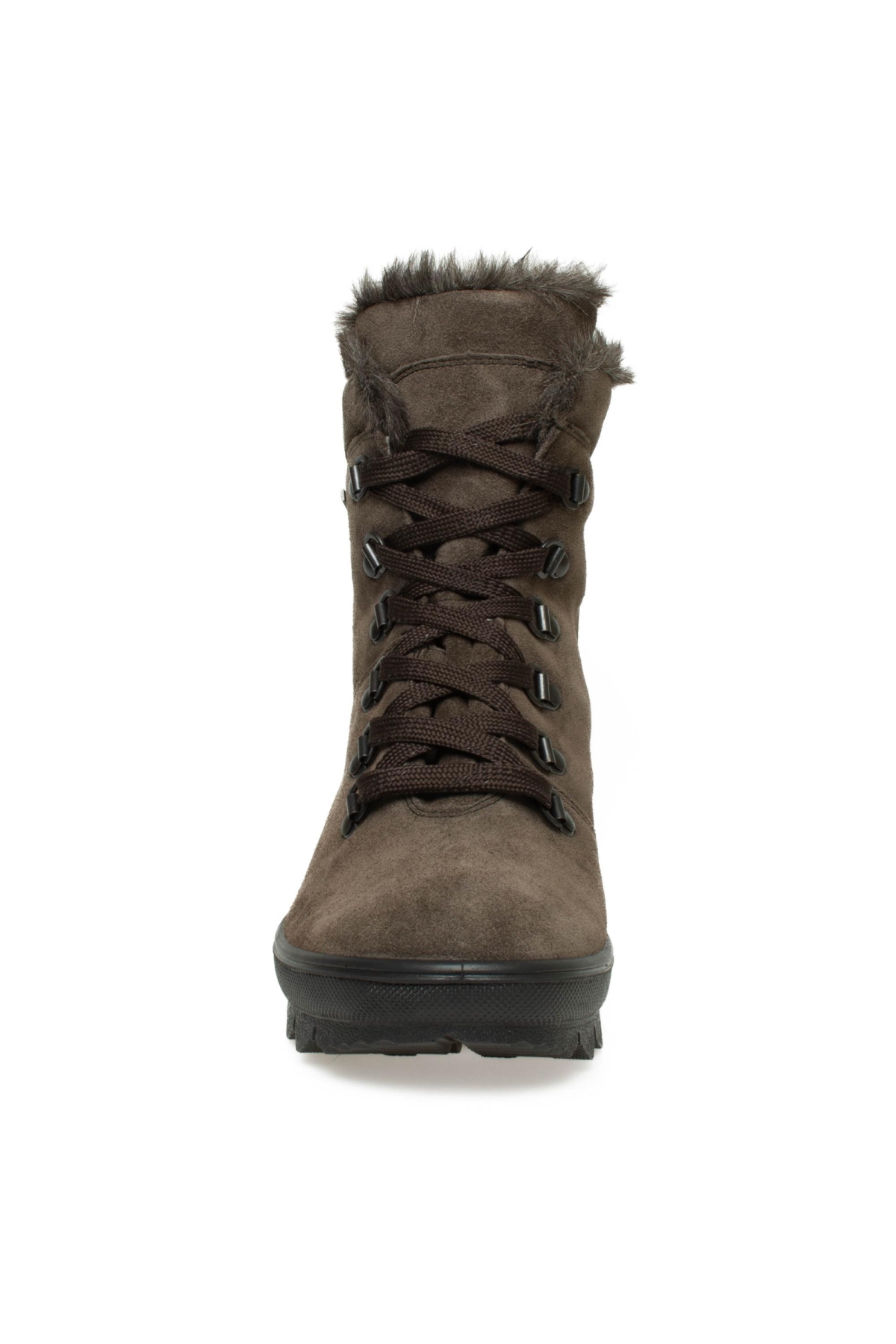 000503 Z Novara Gore-Tex Deri Antrasit Kadın Bot - Görsel 4