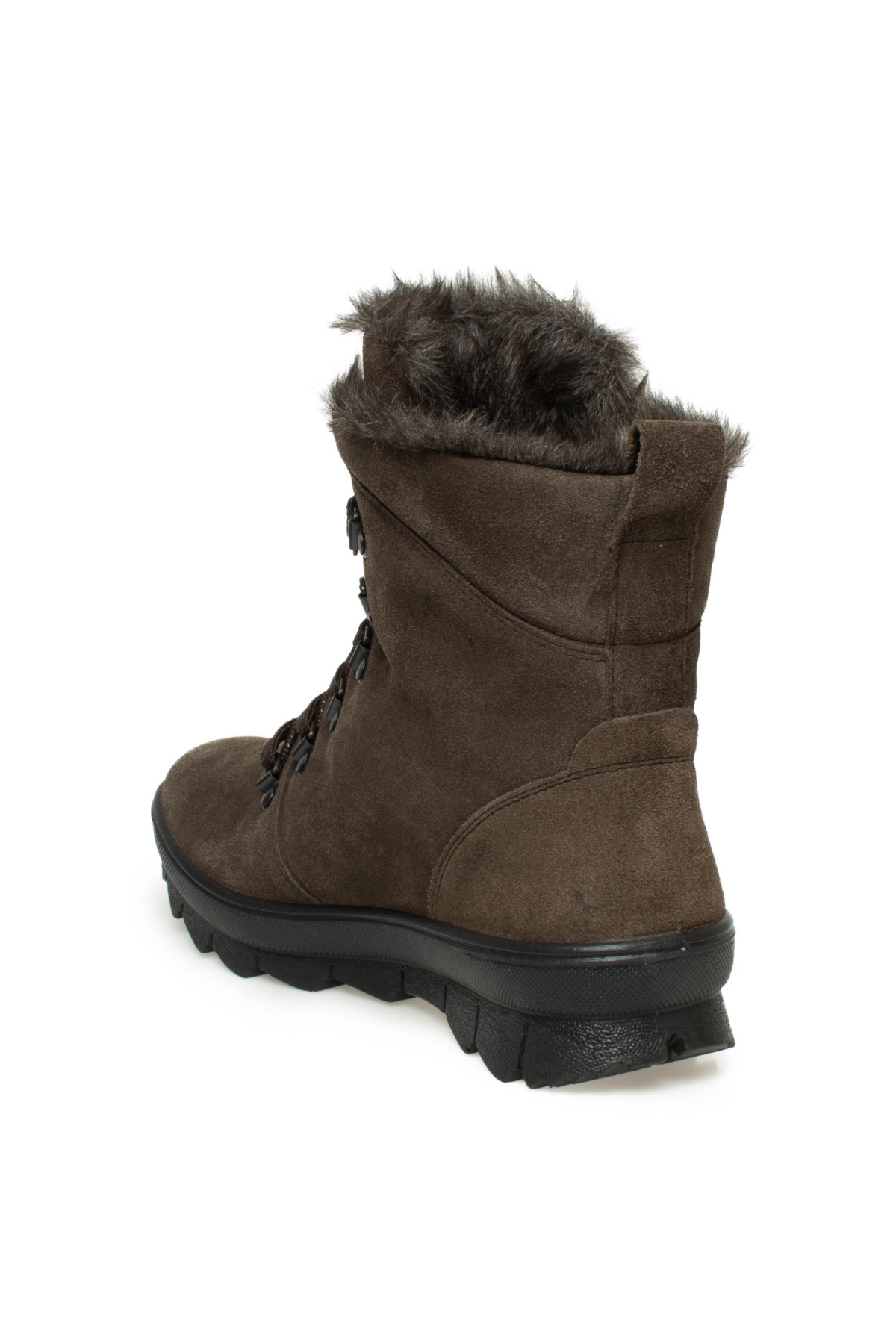 000503 Z Novara Gore-Tex Deri Antrasit Kadın Bot - Görsel 5