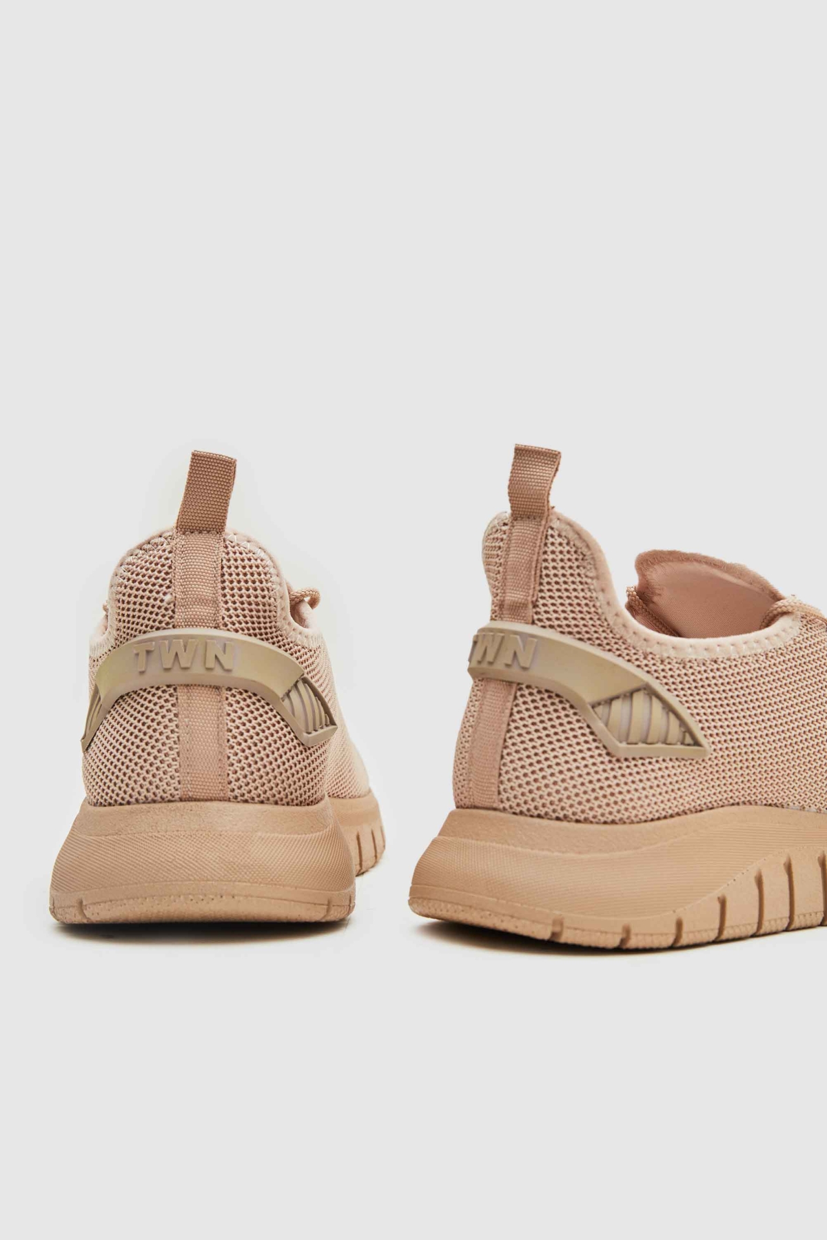 Bej Fileli Spor Ayakkabi - Görsel 5