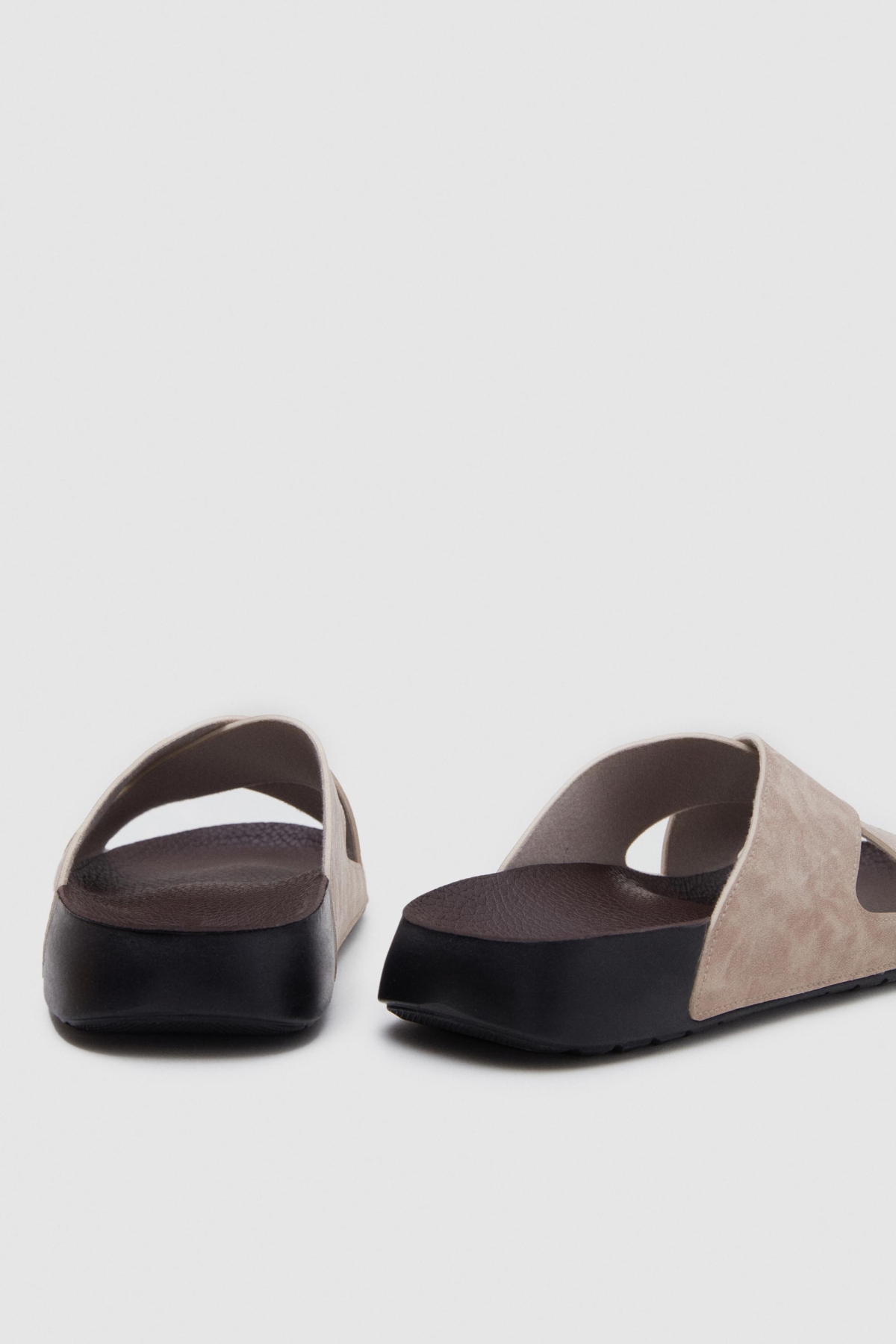 Bej Çapraz Bant Terlik - Görsel 7