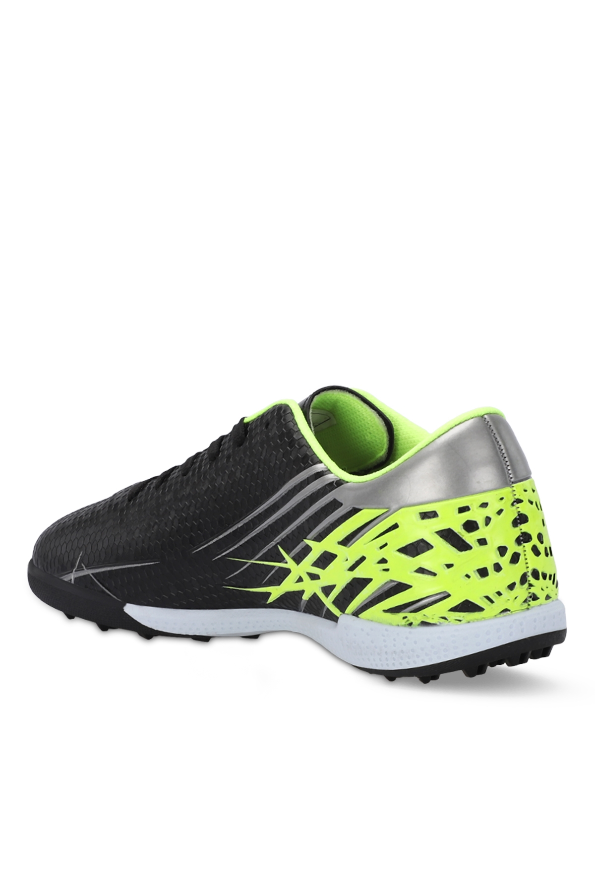 CARLO I Erkek Futbol Ayakkabı Siyah / Yeşil - Görsel 4