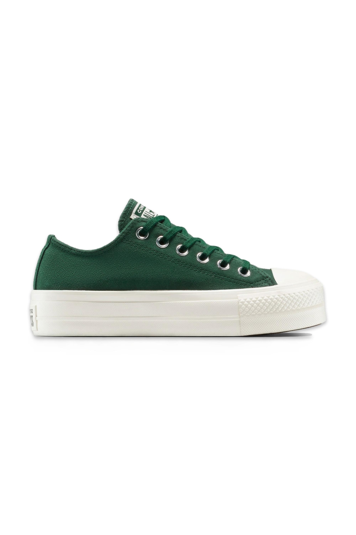 A15533C Chuck Taylor All Star Lift Platform Colorful Suede Sneaker Yeşil Unisex A - Görsel 2
