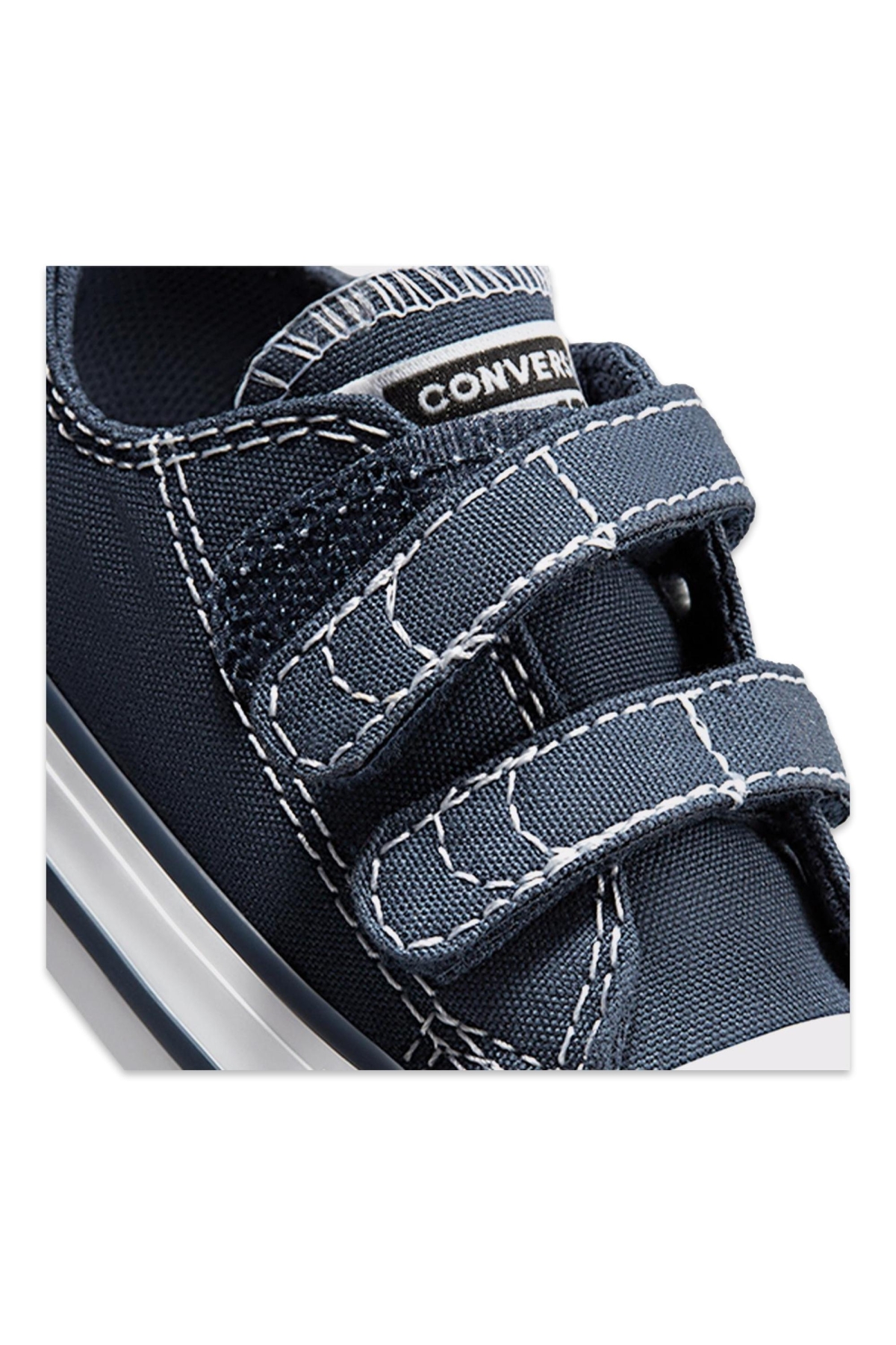 709447C Chuck Taylor All Star 2V Canvas Sneakers Mavi Çocuk Ayakkabı - Görsel 4