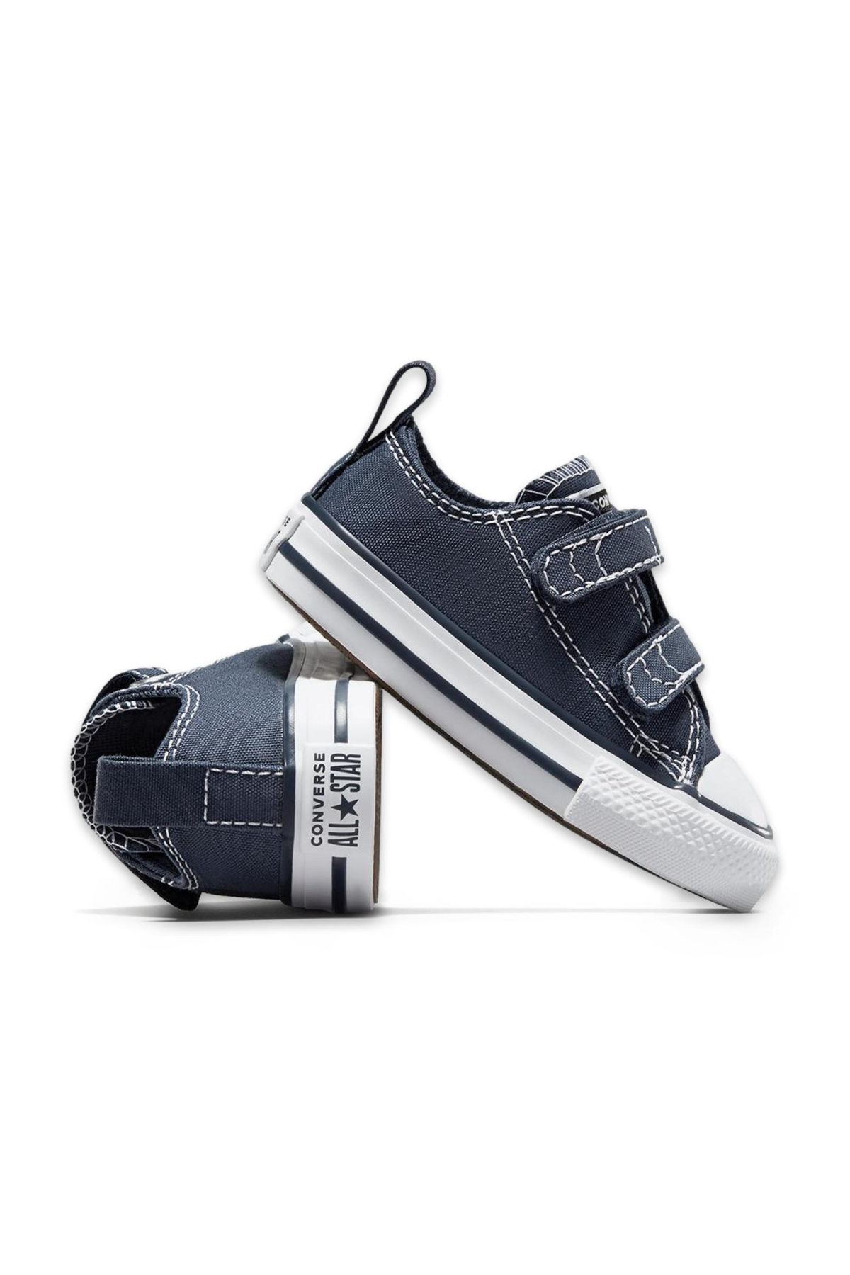 709447C Chuck Taylor All Star 2V Canvas Sneakers Mavi Çocuk Ayakkabı - Görsel 5