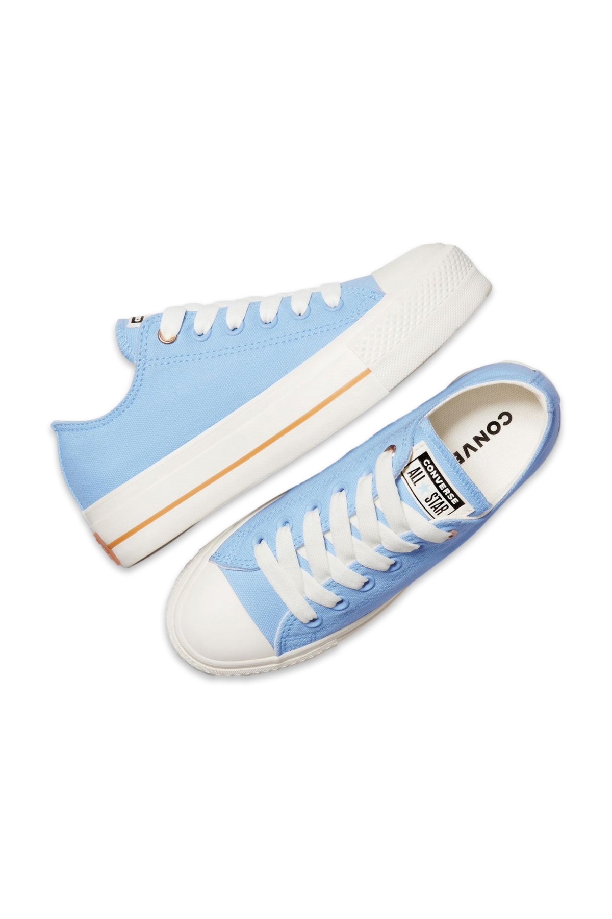 A12965C Chuck Taylor All Star Lift Platform Color Pop Sneaker Açık Mavi Unisex Ay - Görsel 4