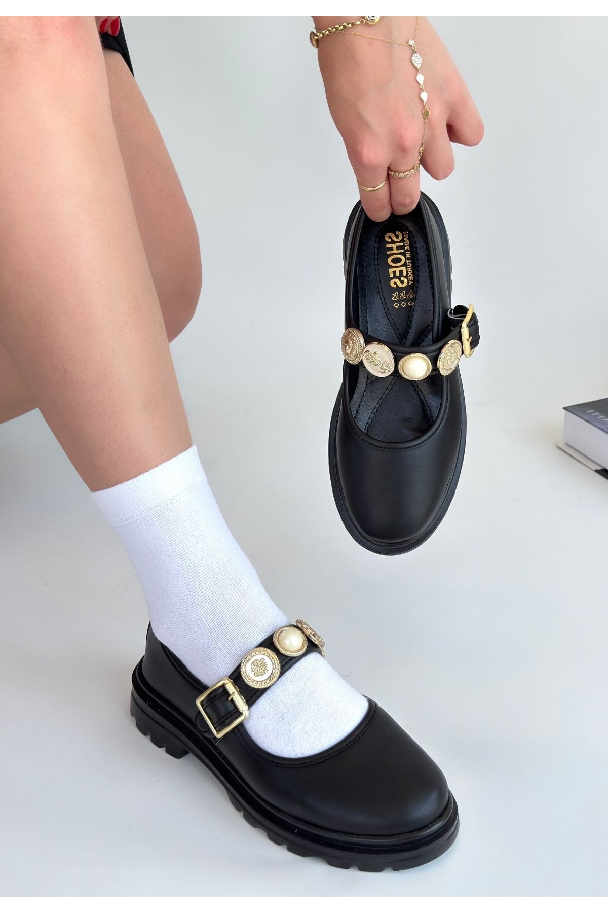 Siyah Kadın Günlük Ayakkabı - Görsel 4