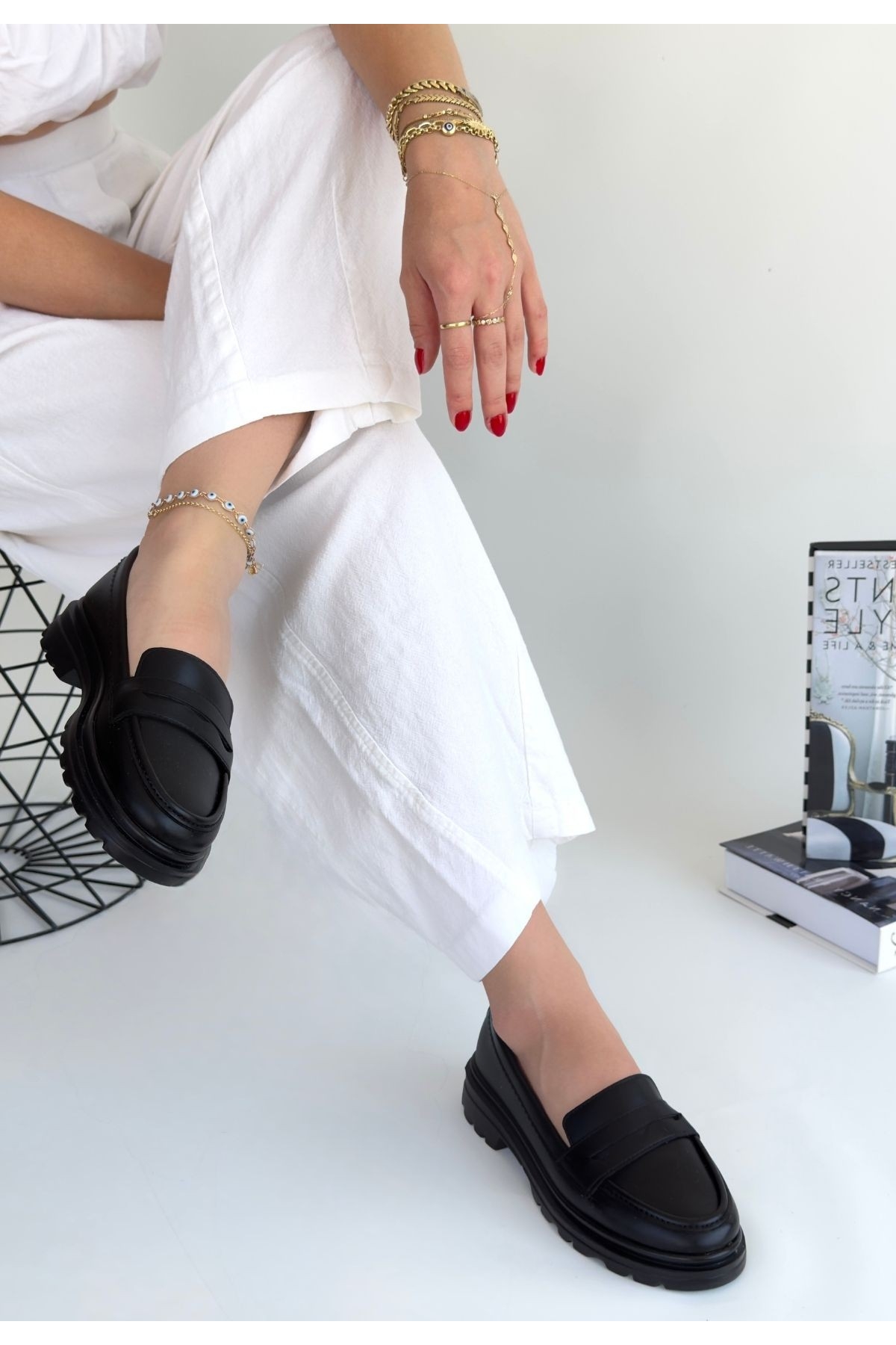 Siyah Kadın Günlük Ayakkabı - Görsel 2