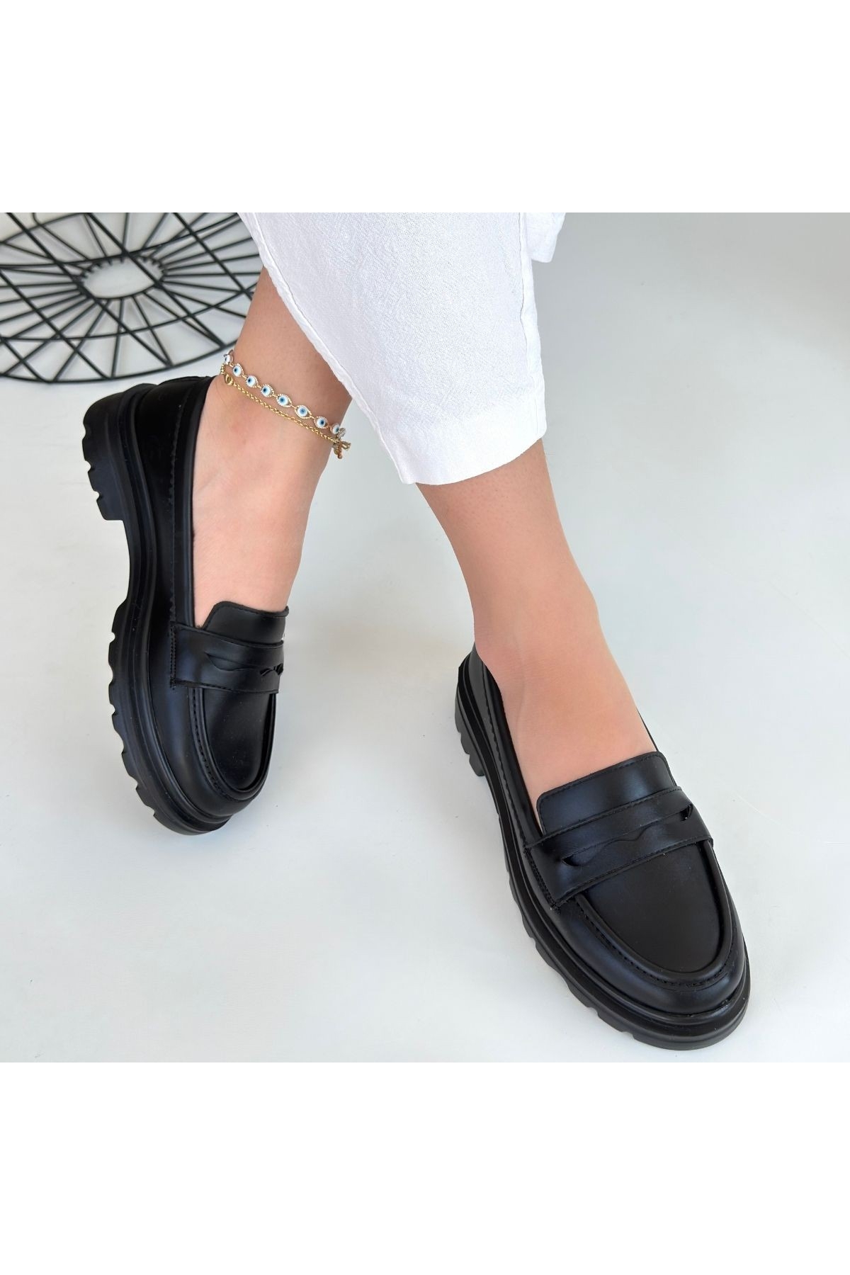 Siyah Kadın Günlük Ayakkabı - Görsel 5