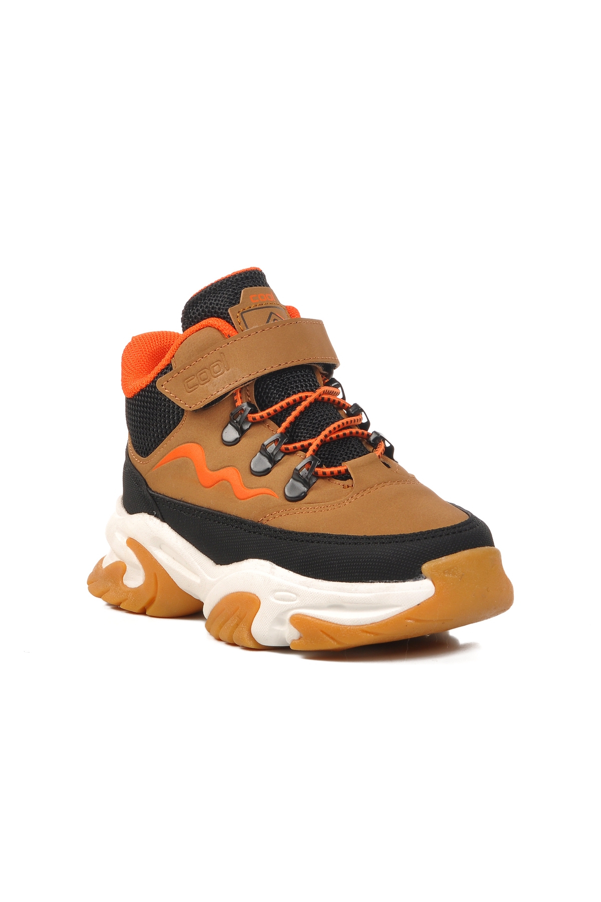 GENİŞ KALIP Taba Cırtlı Erkek Çocuk Bot Evil P - Görsel 2