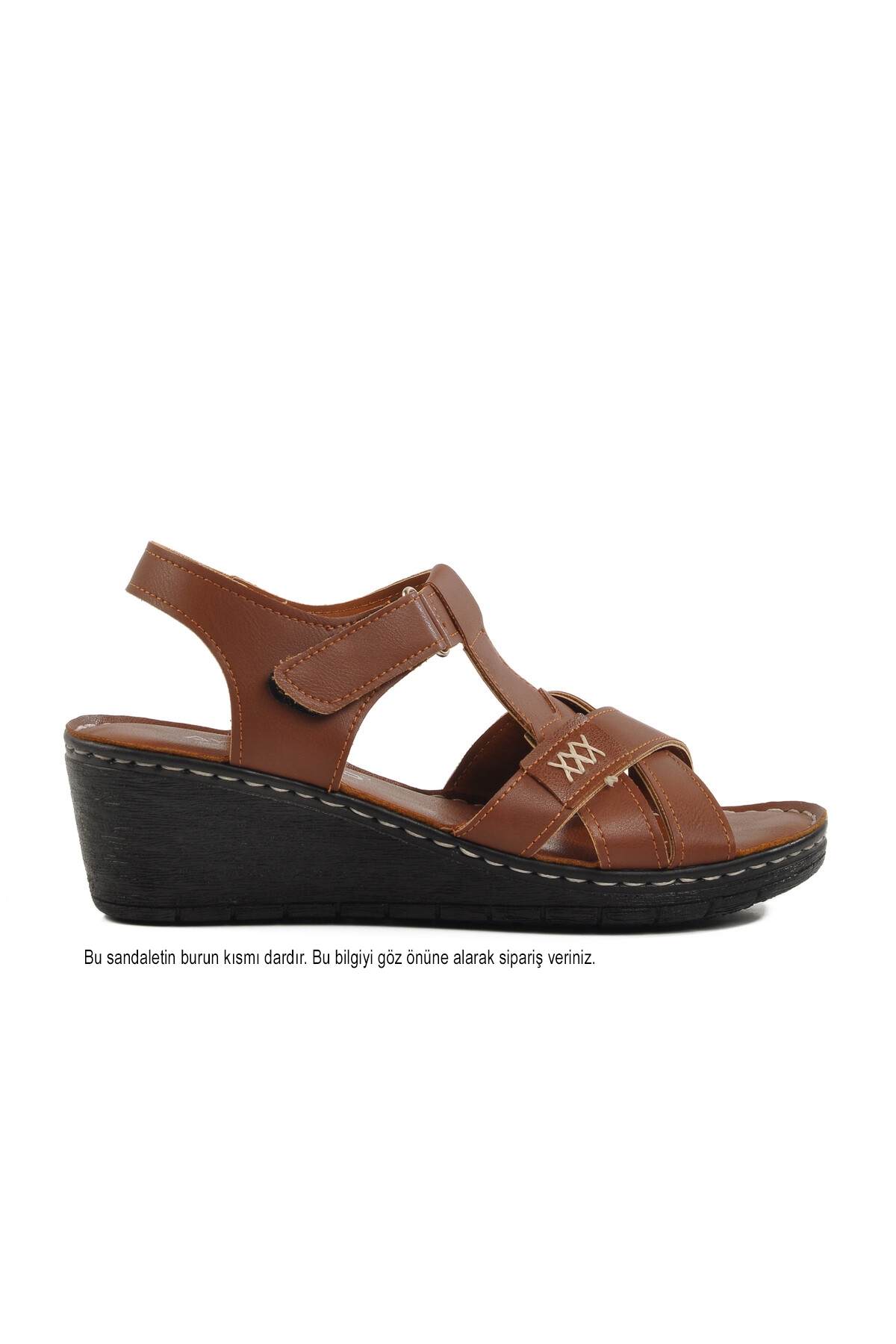 Taba Topuklu Kadın Sandalet 673572 Z - Görsel 3