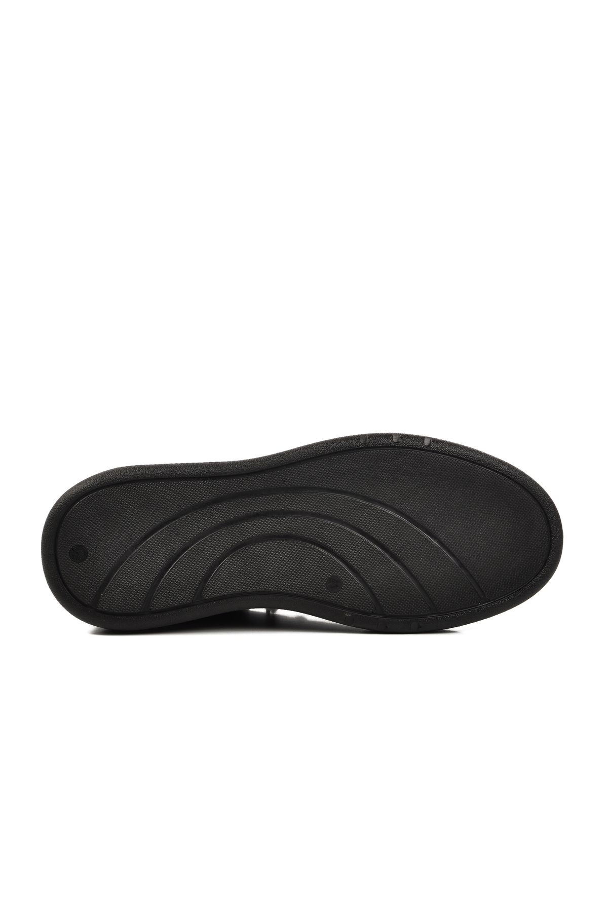 GENİŞ KALIP Siyah Lastik Bağcıklı Erkek Casual Ayakkabı 404 M - Görsel 6