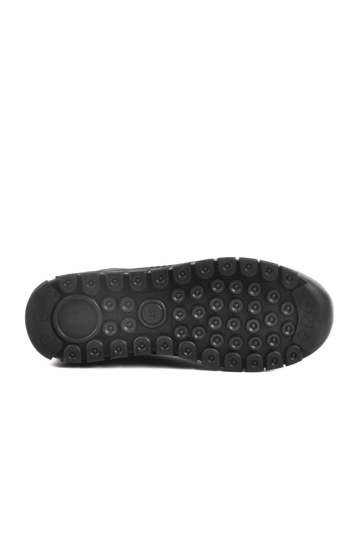 Siyah Hakiki Deri Kadın Casual Ayakkabı - Görsel 6