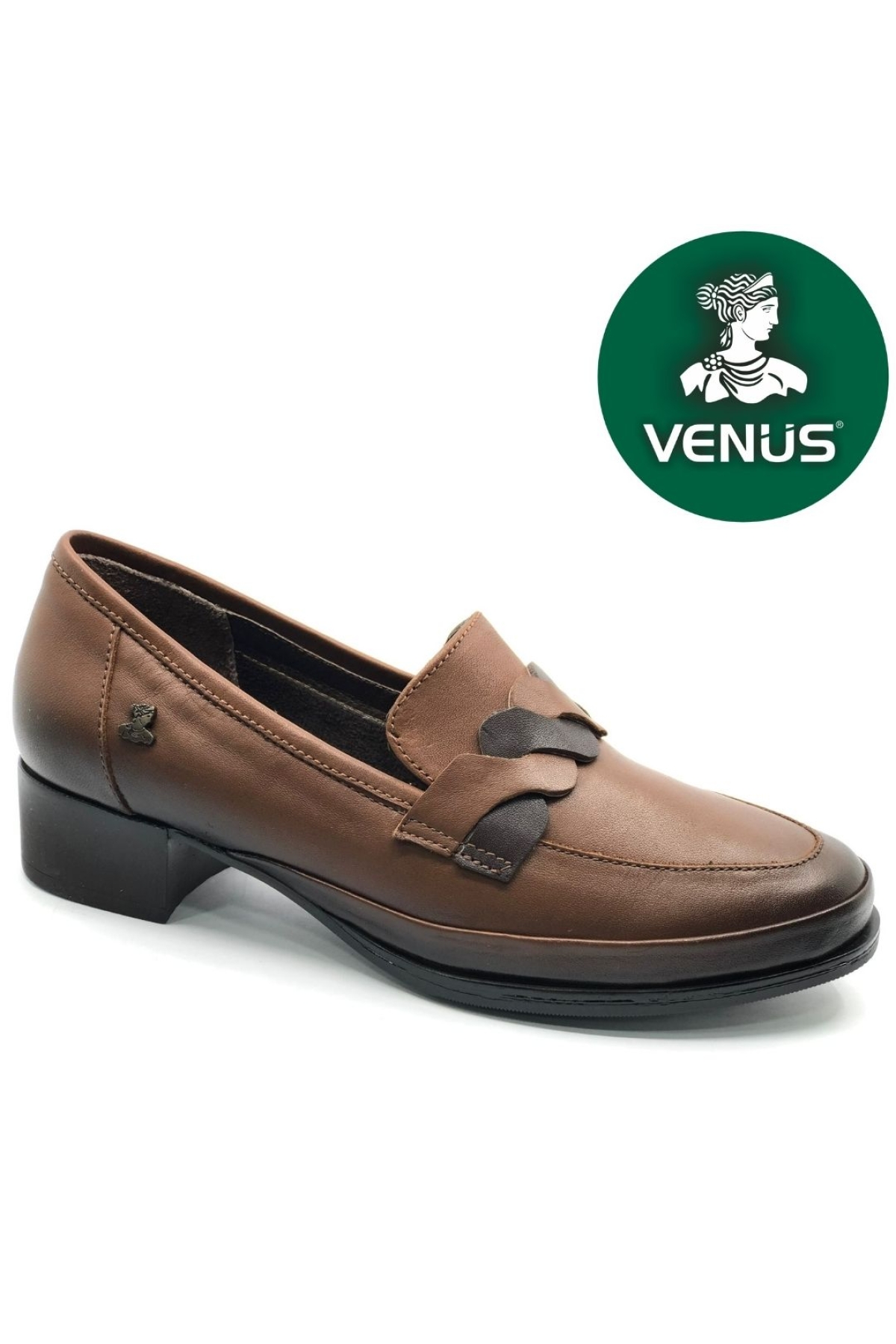 Cedrus Hakiki Deri Comfort Ortopedik Kadın Topuklu Ayakkabı - Görsel 3