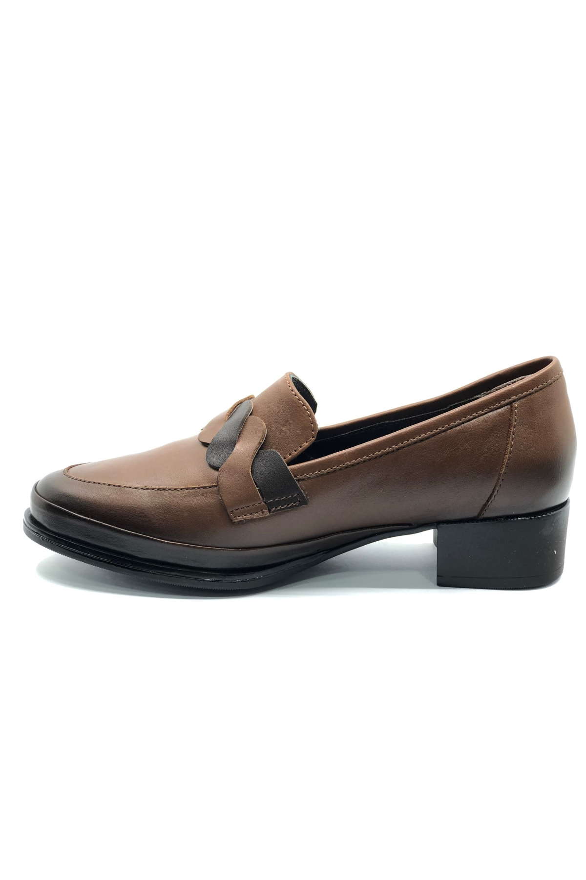 Cedrus Hakiki Deri Comfort Ortopedik Kadın Topuklu Ayakkabı - Görsel 5