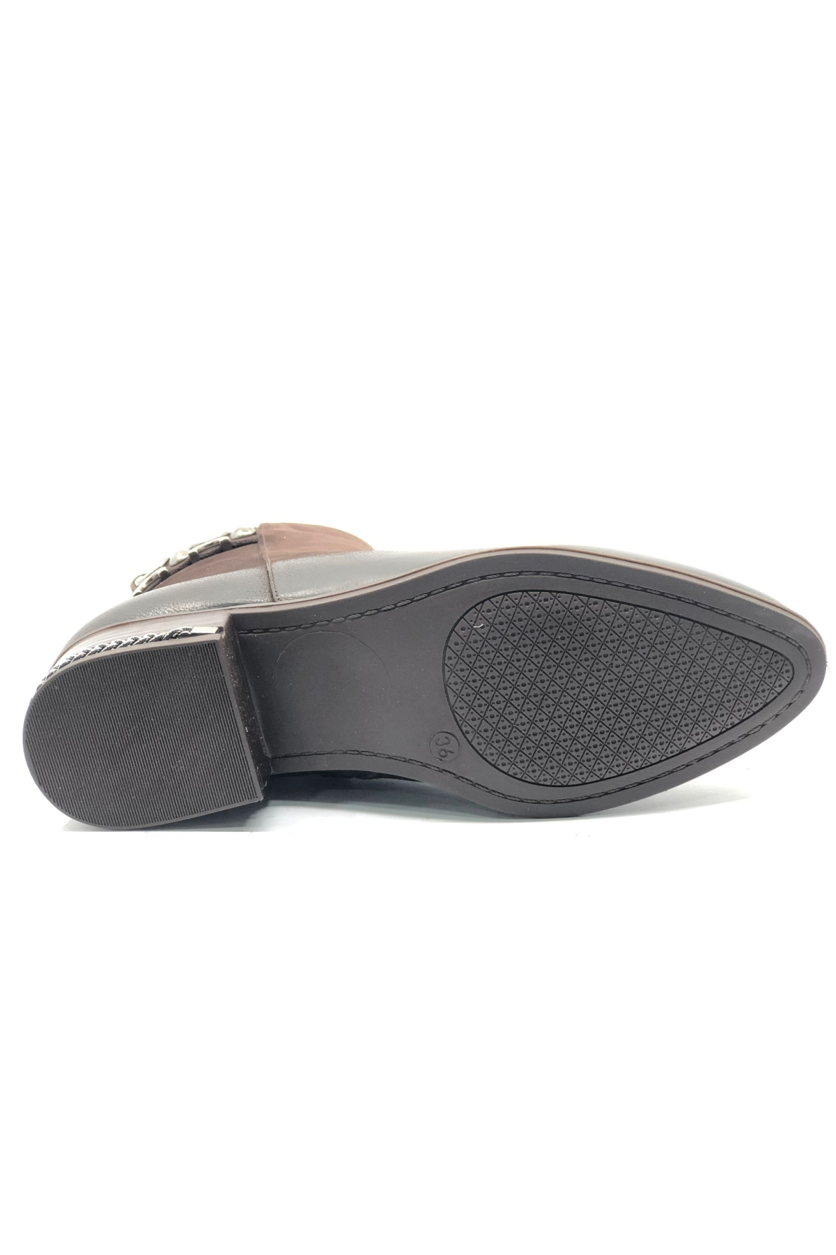 Adastra Hakiki Deri Düz Kaymaz Taban Ortopedik Kadın Bot - Görsel 7