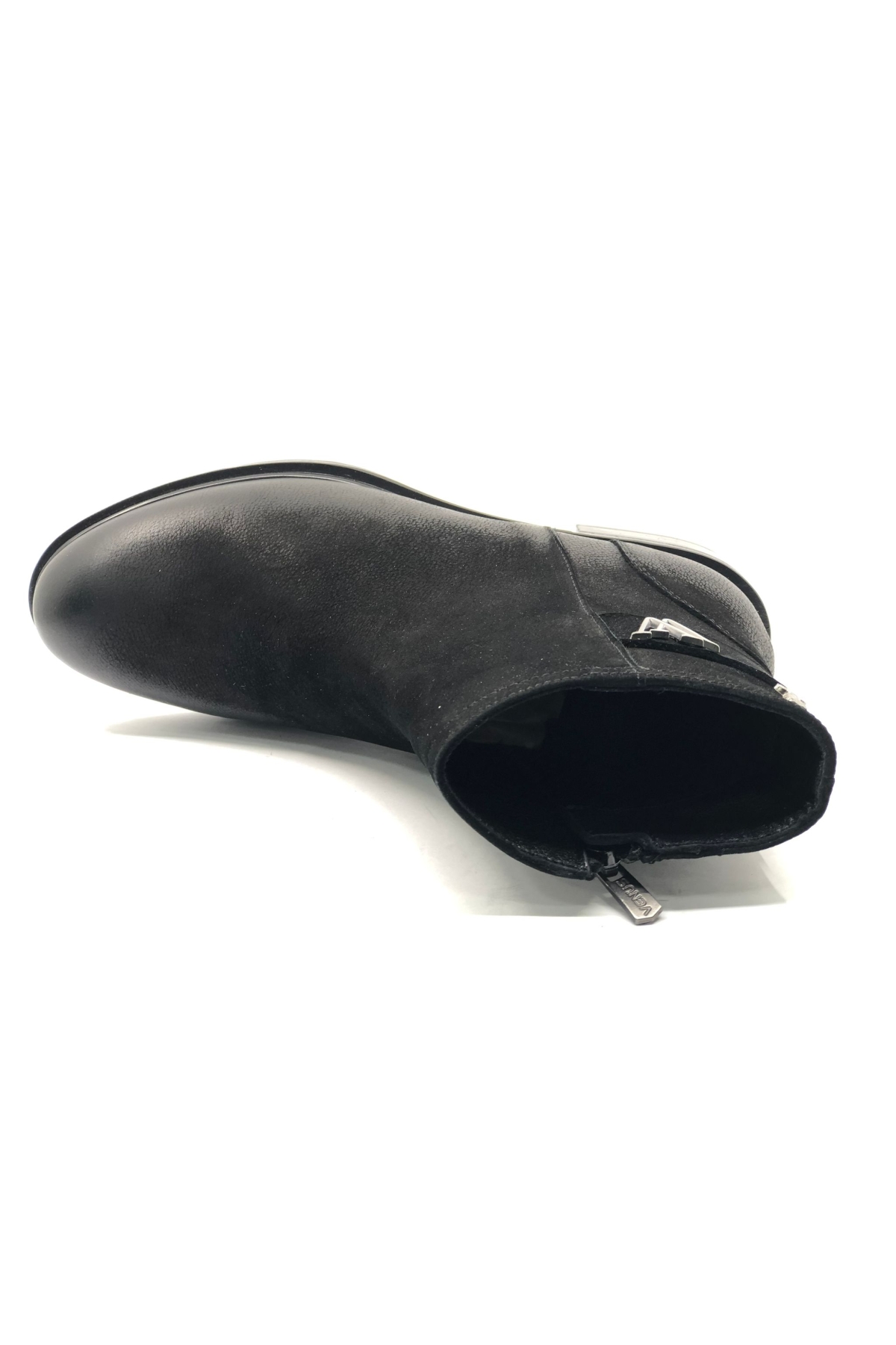 Vacca Hakiki Deri Düz Kaymaz Taban Ortopedik Kadın Bot - Görsel 6