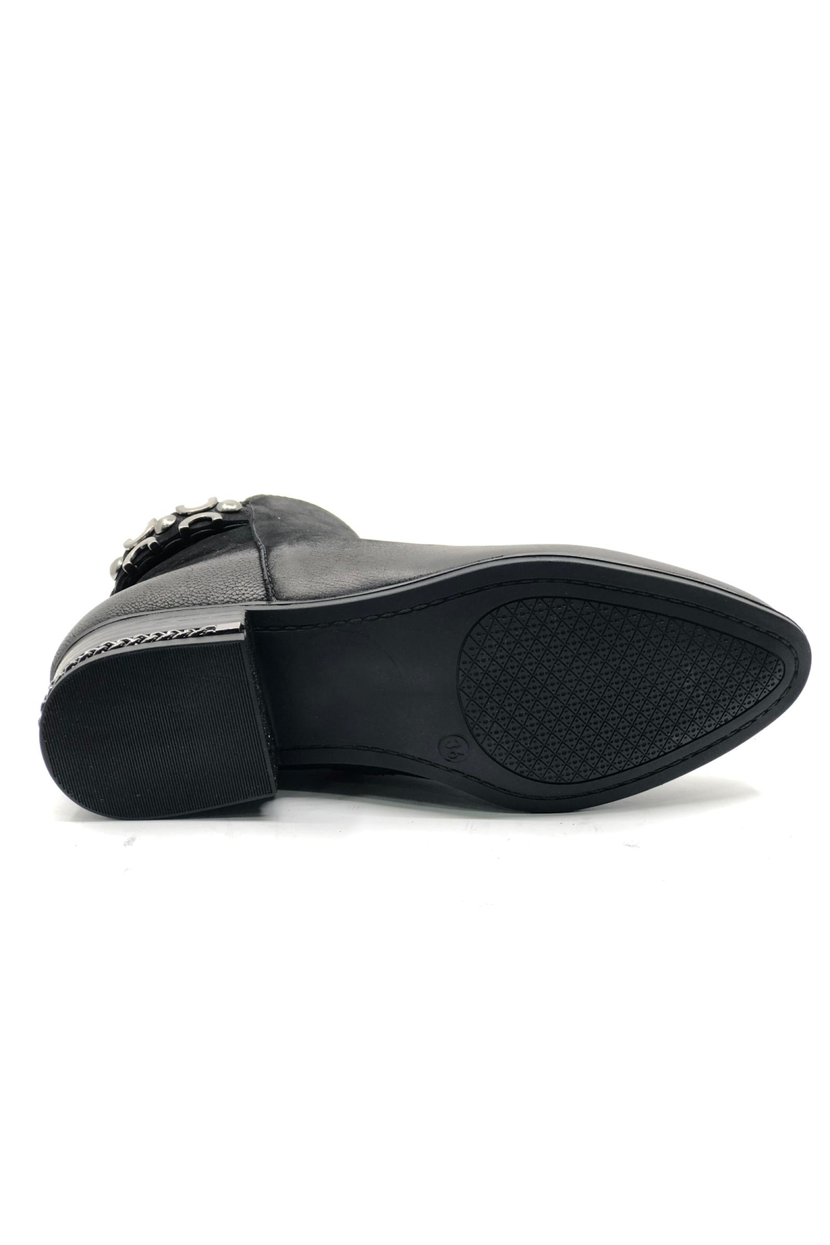 Adastra Hakiki Deri Düz Kaymaz Taban Ortopedik Kadın Bot - Görsel 7