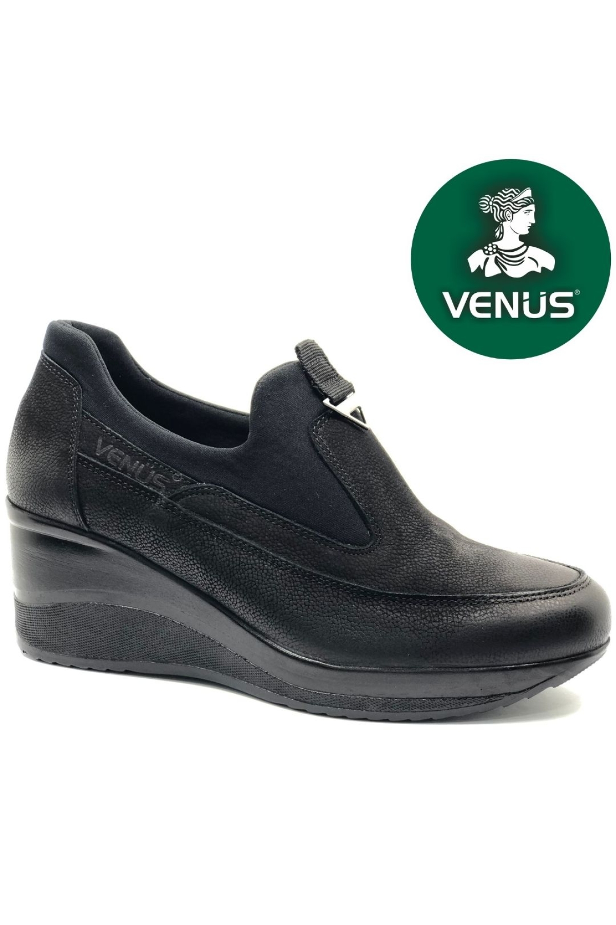 Maranta Hakiki Deri Dolgu Topuk Ortopedik Kadın Casual Ayakkabı - Görsel 3