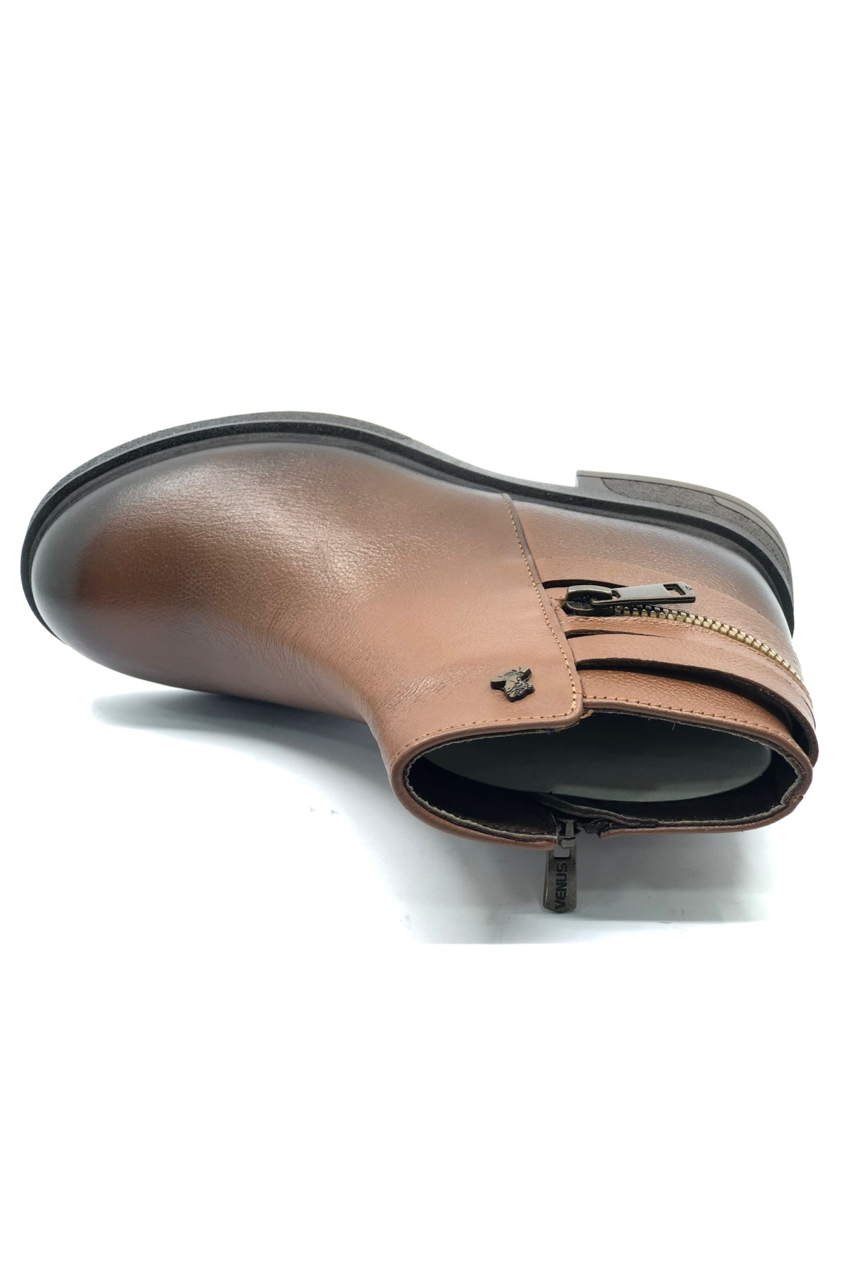 Umbra Hakiki Deri Kaymaz Taban Ortopedik Kadın Bot - Görsel 6