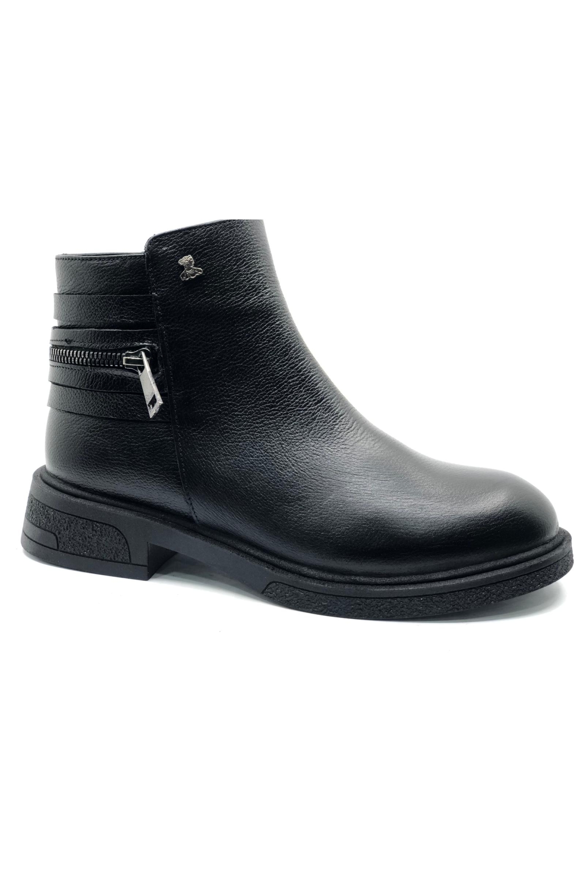 Umbra Hakiki Deri Kaymaz Taban Ortopedik Kadın Bot - Görsel 4