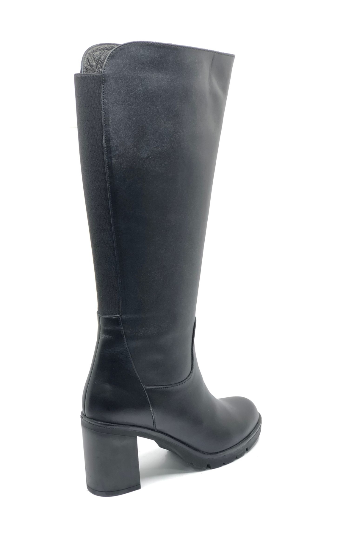 Jabuka Hakiki Deri Ortopedik Topuklu Kadın Çizme - Görsel 4