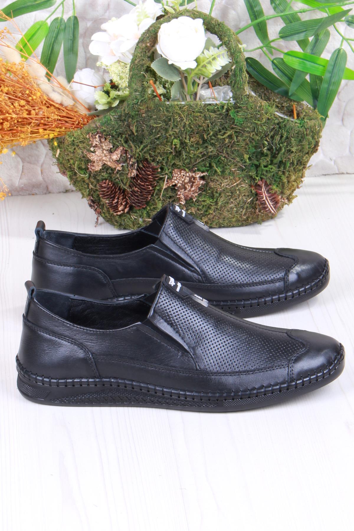 32085 Bordolli Çok Yumuşak İç Ve Dış Hakiki Deri Erkek Ayakkabı - Görsel 3