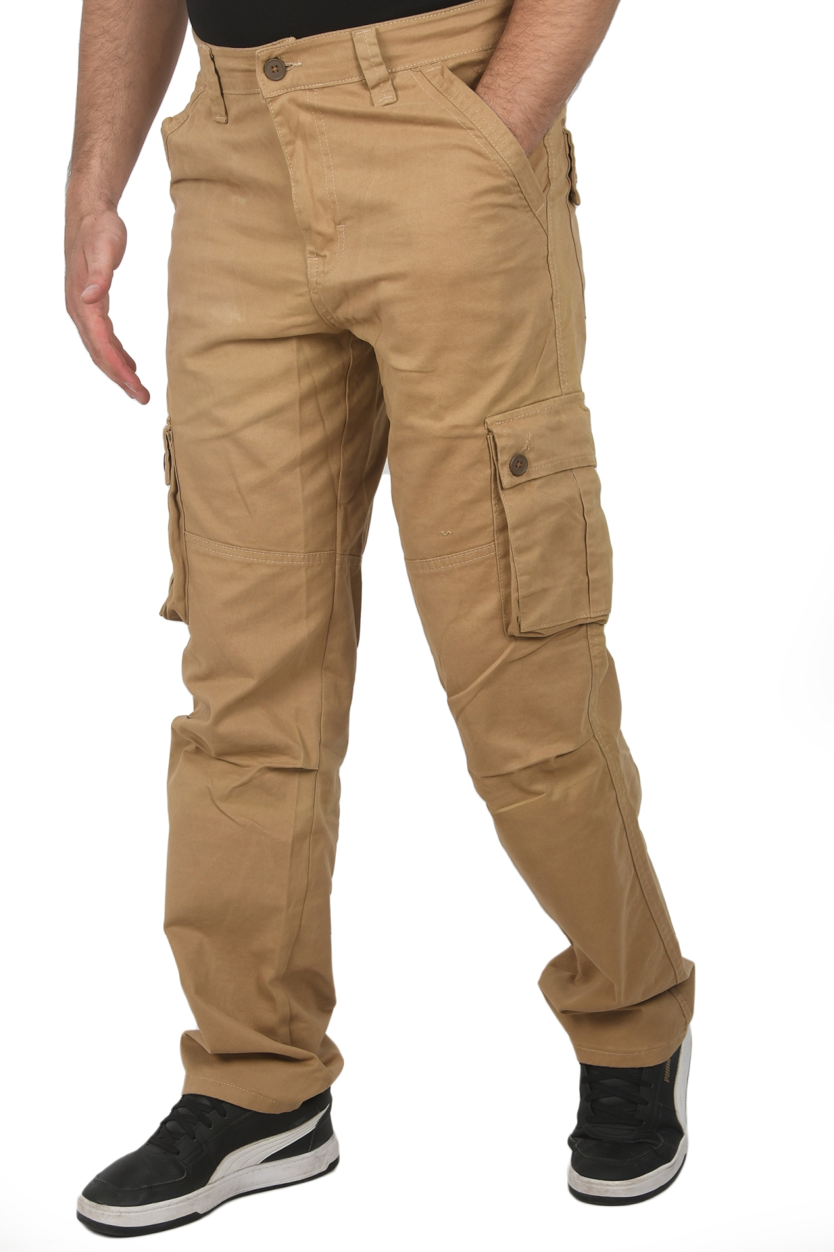 HHBD CPX CRDP ラスト12g！ DeepSEA Hardal Sarısı Geniş Kesim Gabardin Kargo Pantolon